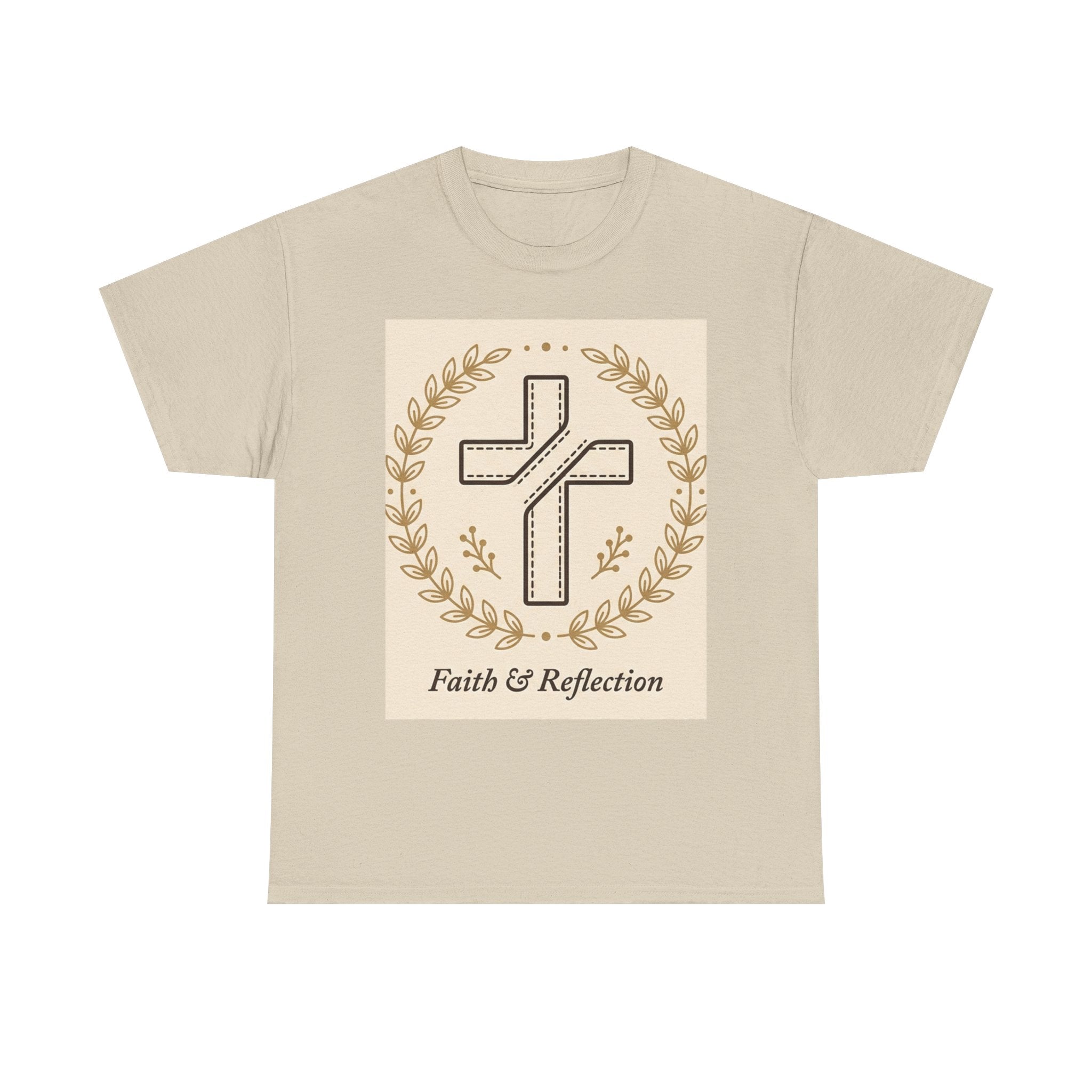 Faith & Reflection Cross T-Shirt | Christian Scripture Tee