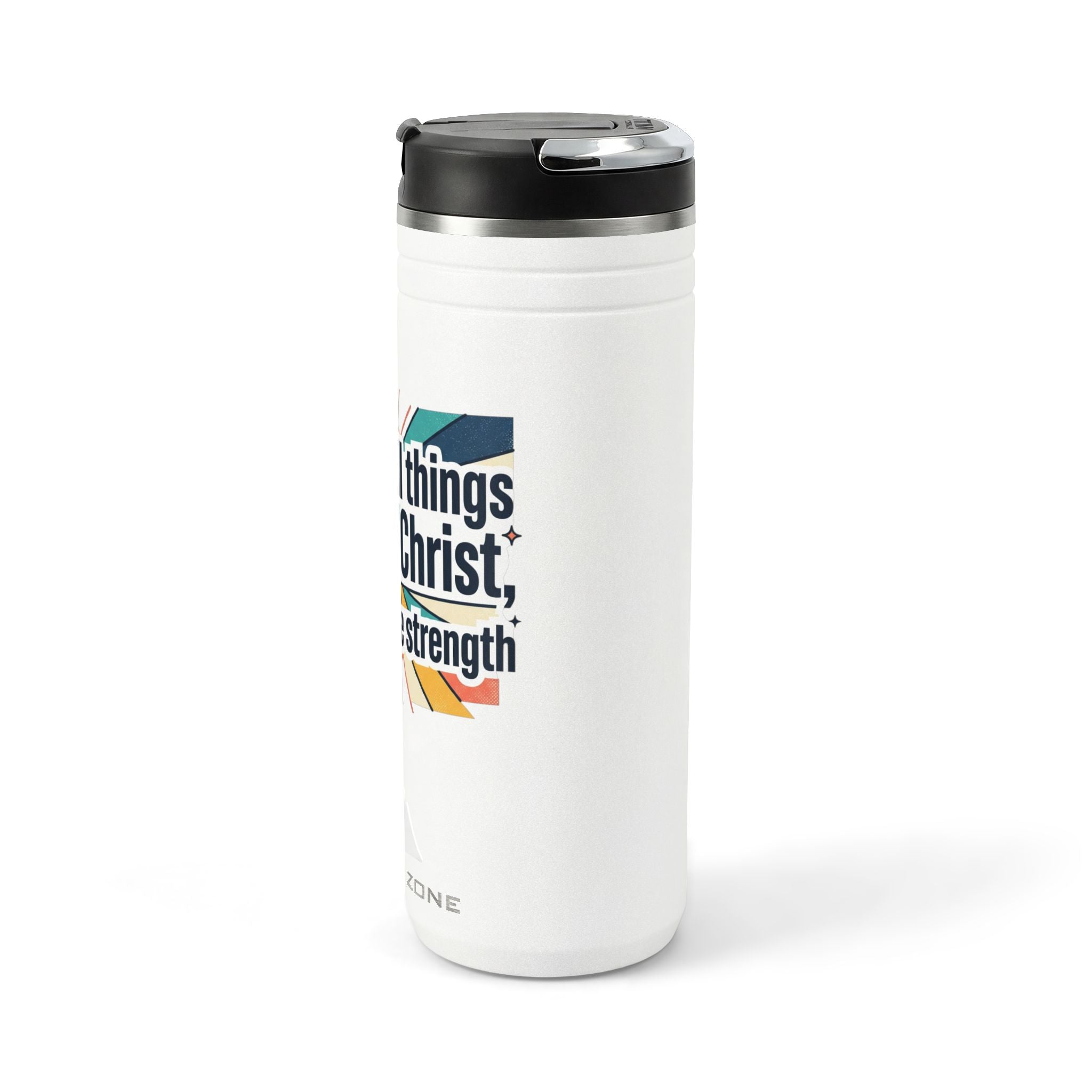 i can do all things emblem tumbler | Stainless steel straw tumbler 24oz