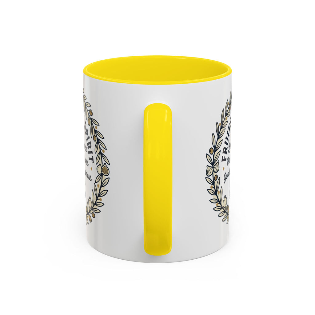 Fruits of the spirit Script Mug | Accent Coffee Mug