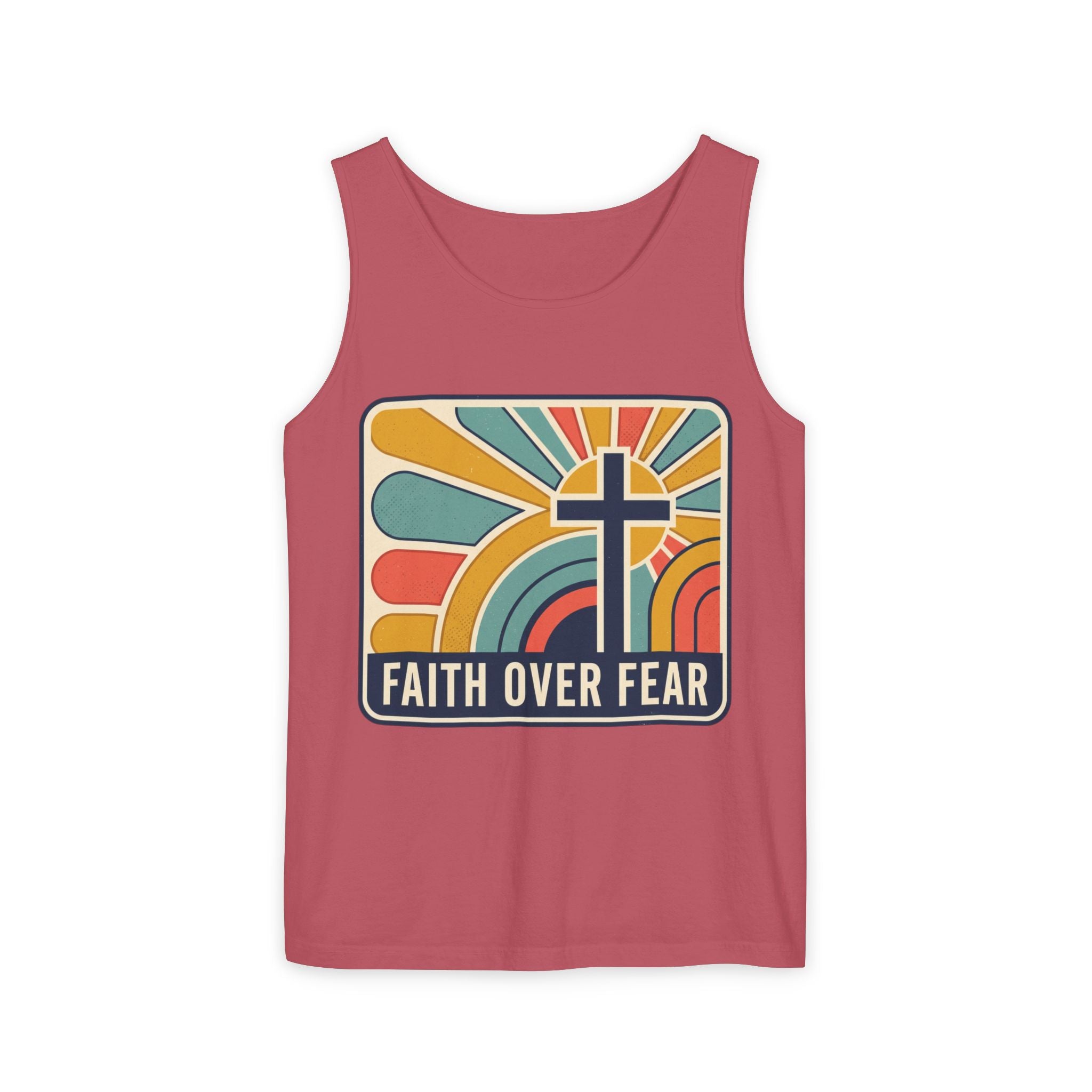 Faith over Fear tank top | Christian faith apparel