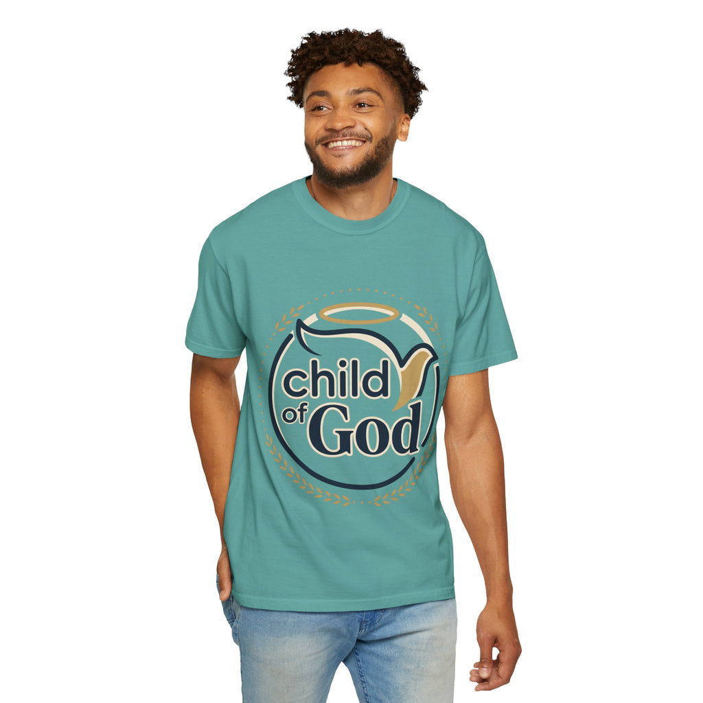 Child of God T‑Shirt — Faith Christian Tee with Dove & Halo