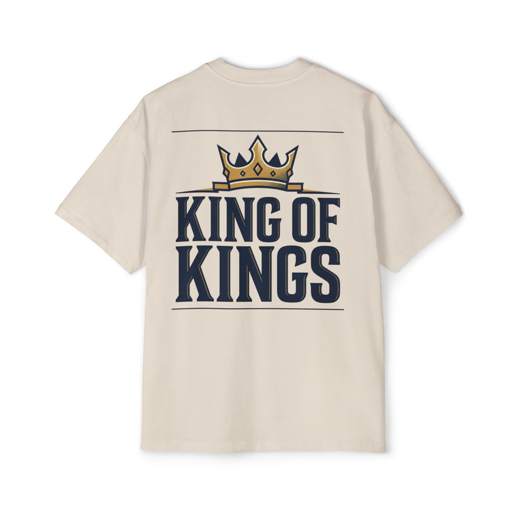 King of Kings Tee — Men's Oversized Graphic T-Shirt with Crown Design