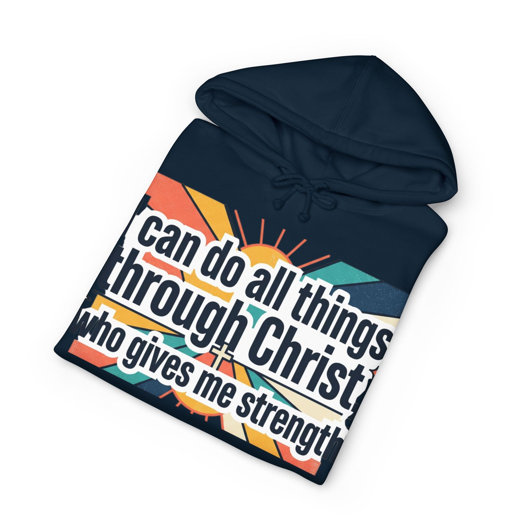 All things through God Hooded Sweatshirt