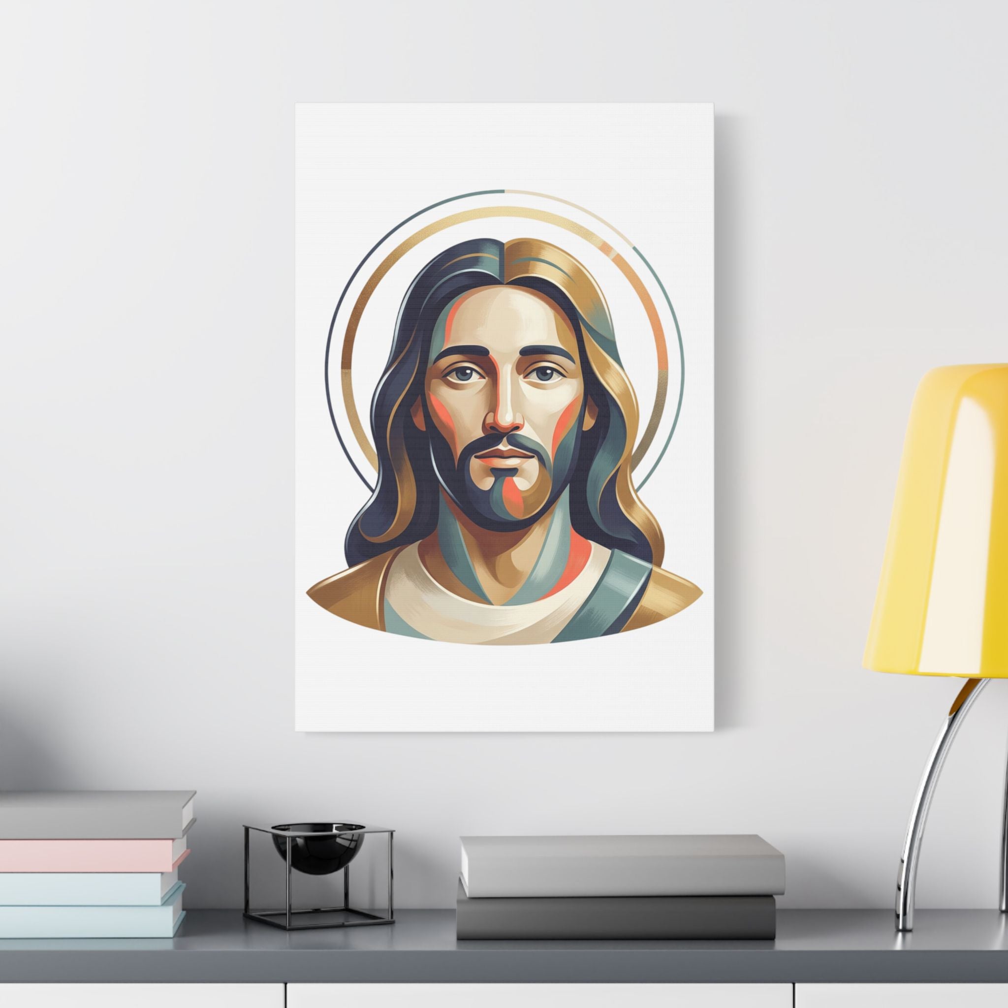 Jesus Portrait Satin Canvas