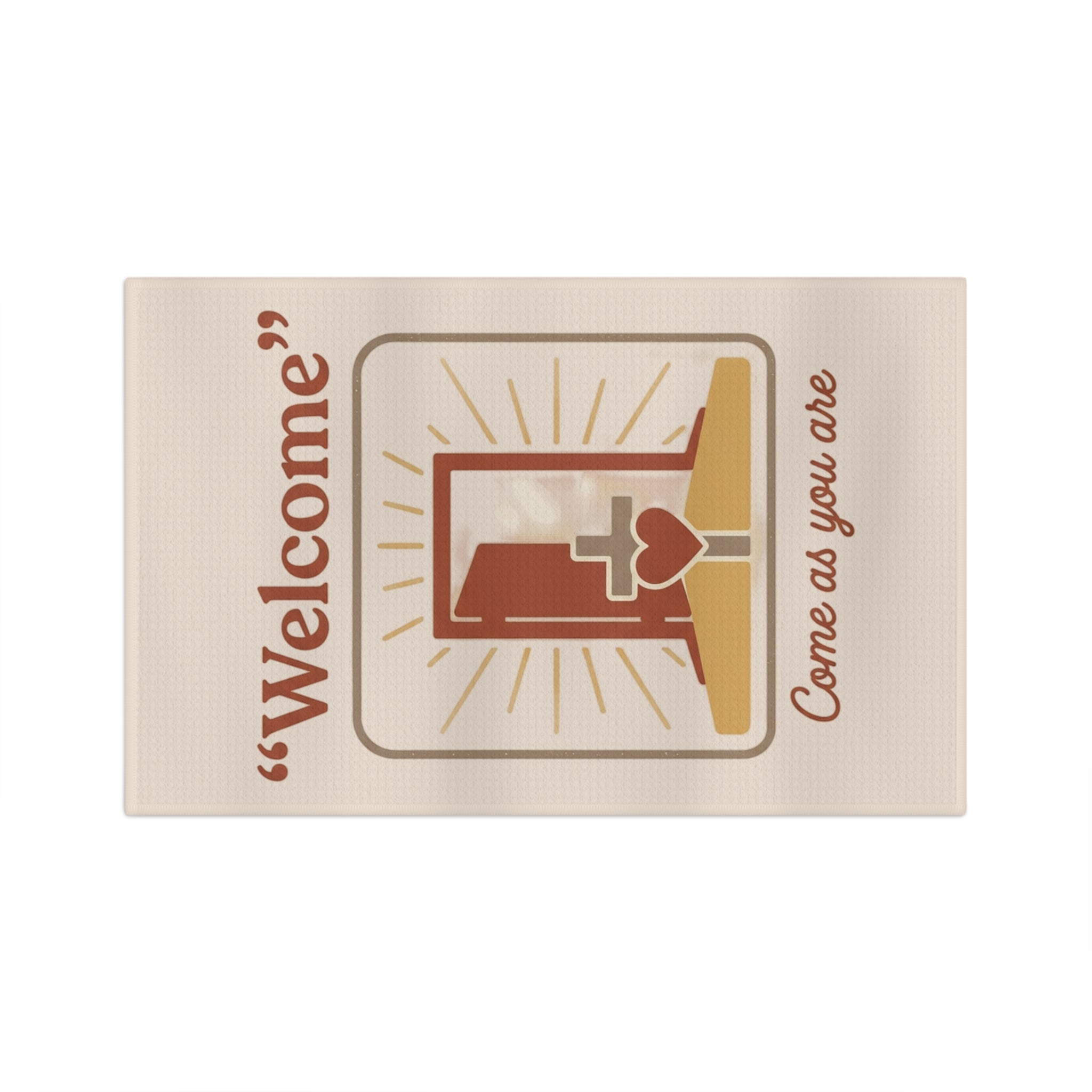 Tea Towel — "welcome" Kitchen Towel