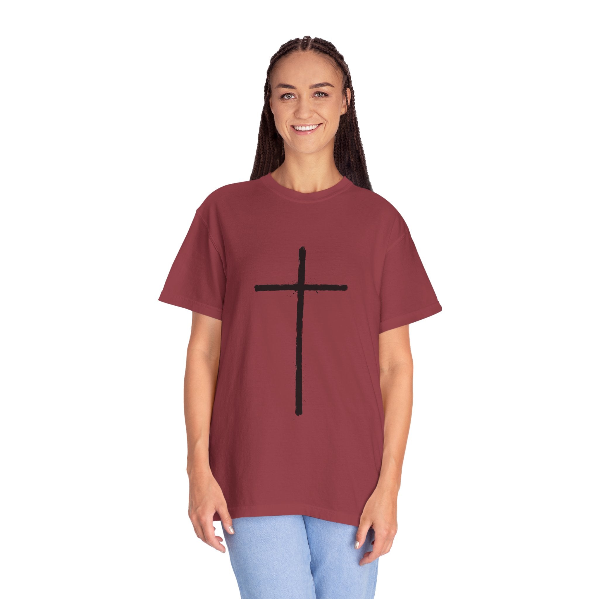Cross T-shirt | Religious Gothic Faith Design