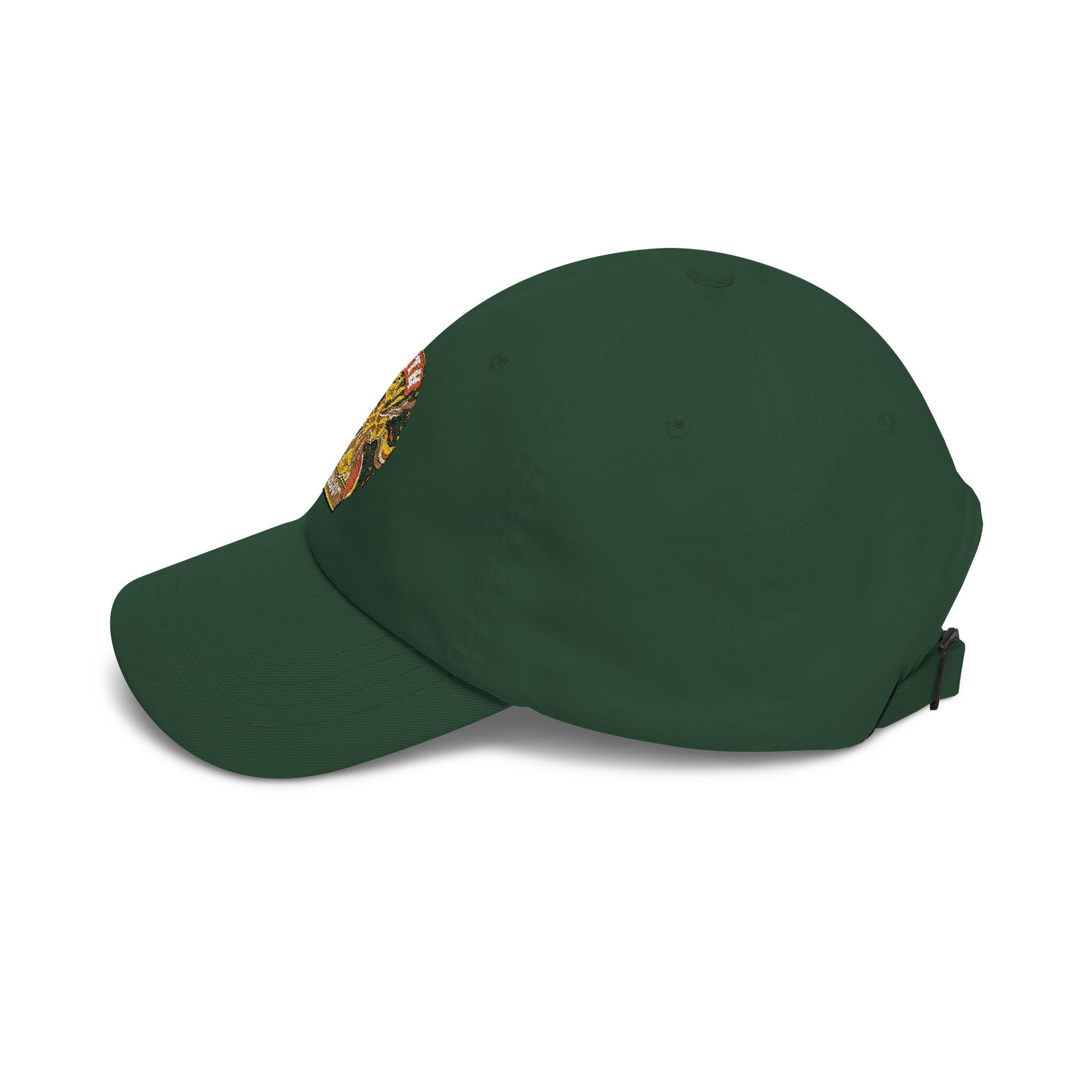 Faith Groovy Dad Cap — Christian Embroidered Baseball Hat