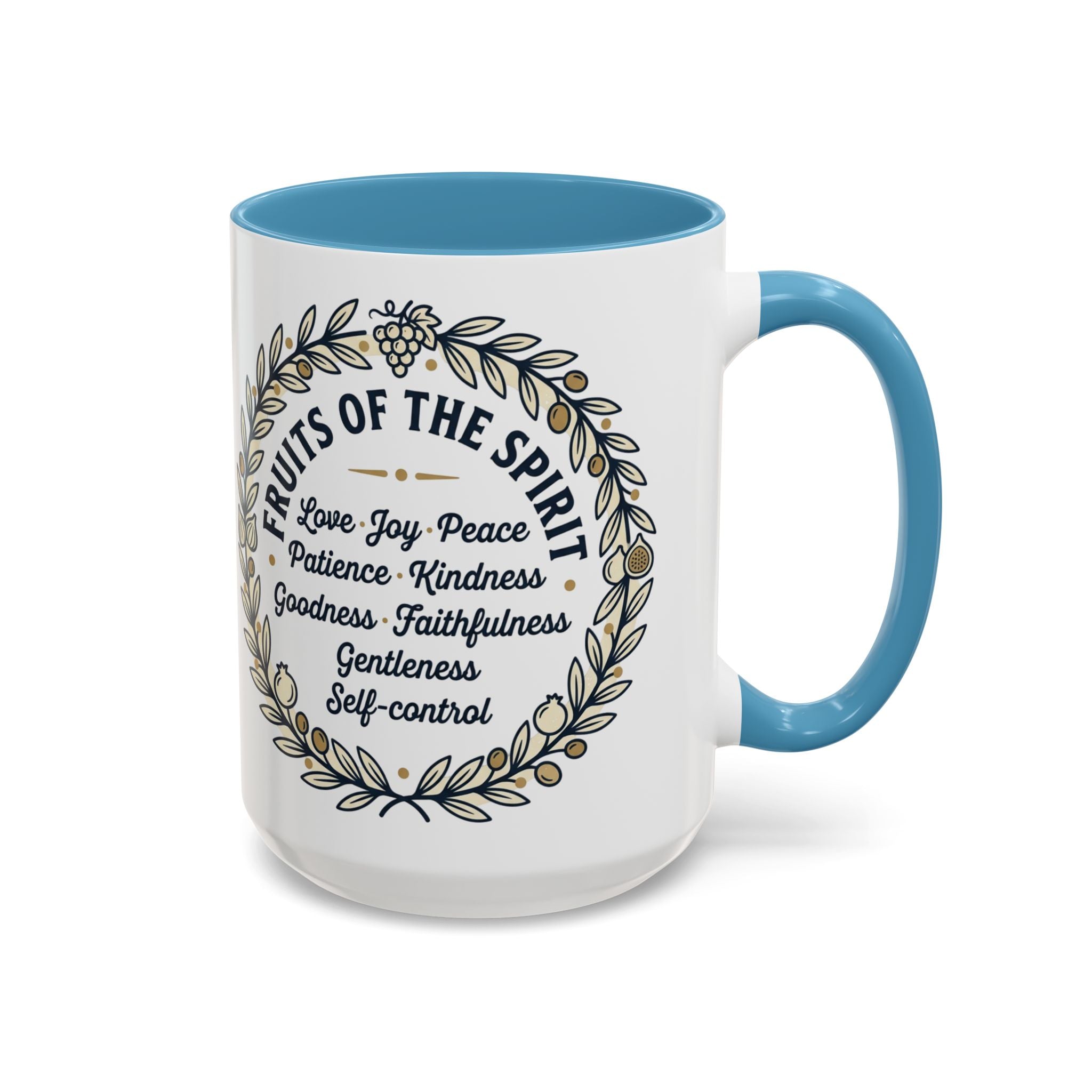 Fruits of the spirit Script Mug | Accent Coffee Mug