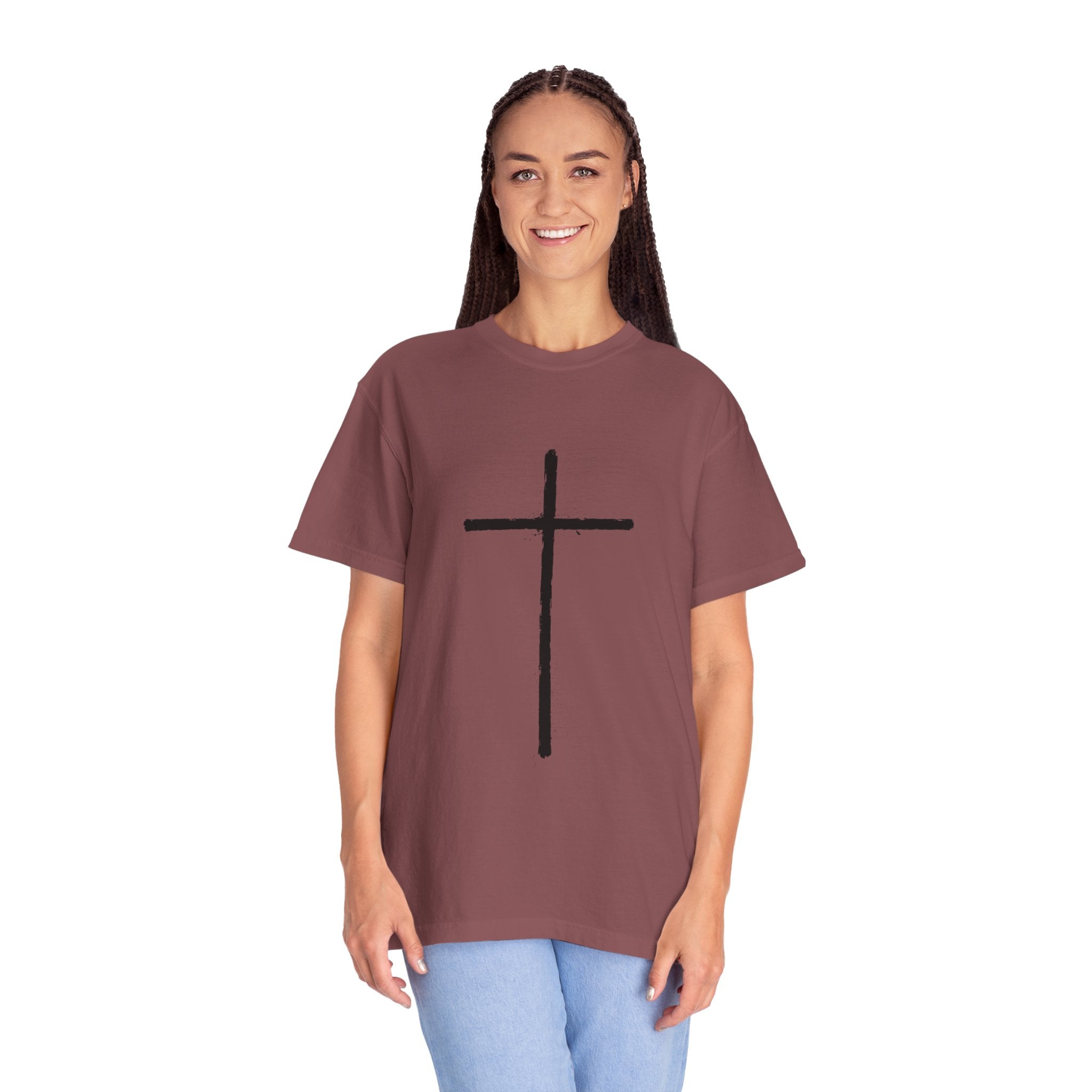 Cross T-shirt | Religious Gothic Faith Design