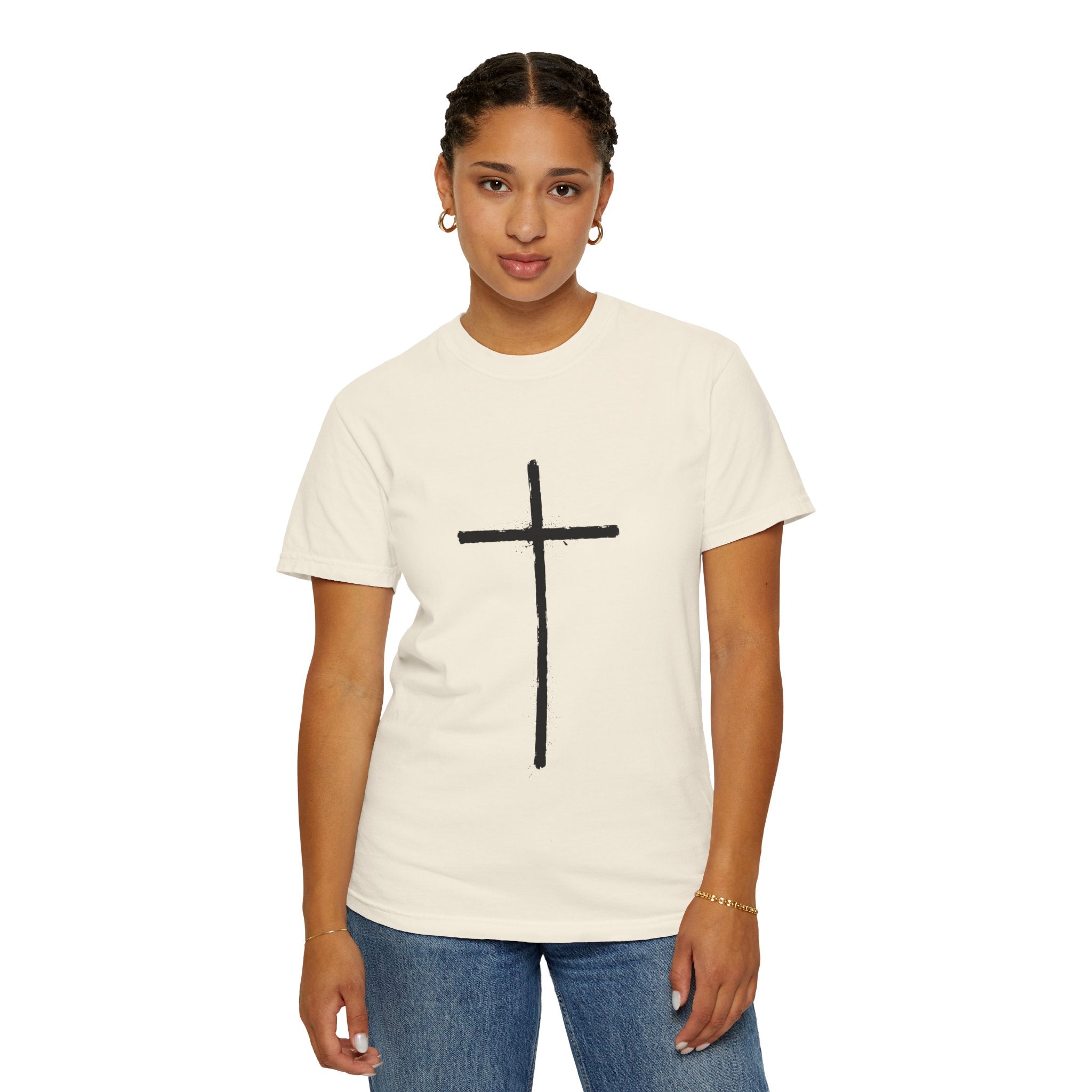 Cross T-shirt | Religious Gothic Faith Design