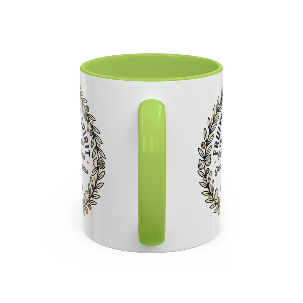 Fruits of the spirit Script Mug | Accent Coffee Mug