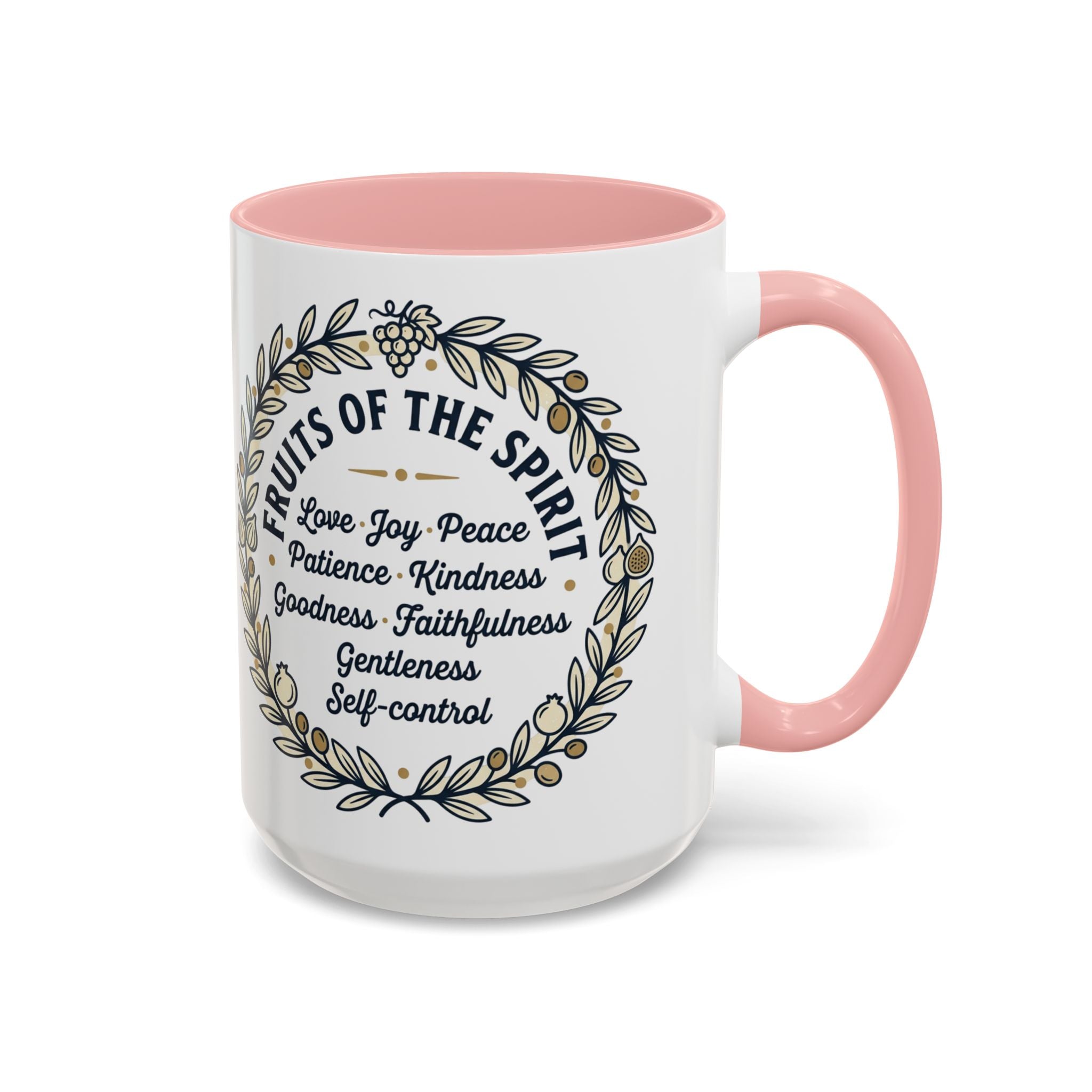 Fruits of the spirit Script Mug | Accent Coffee Mug