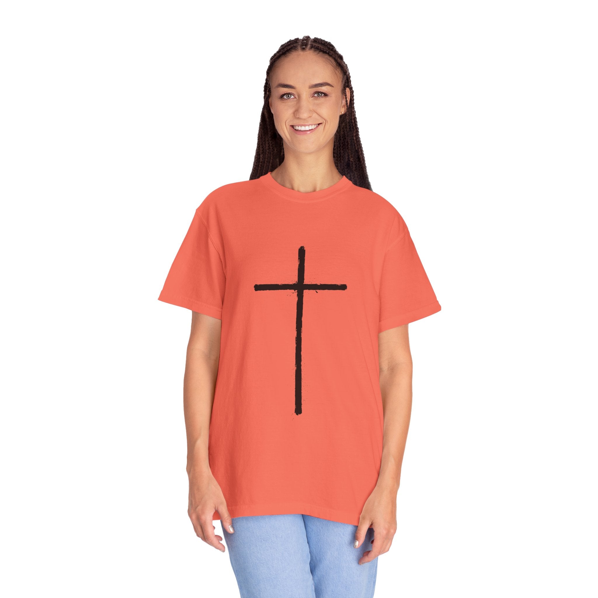 Cross T-shirt | Religious Gothic Faith Design