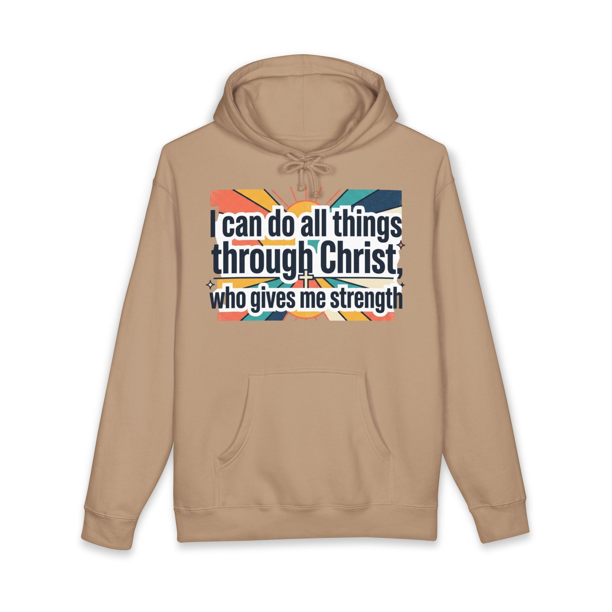 All things through God Hooded Sweatshirt