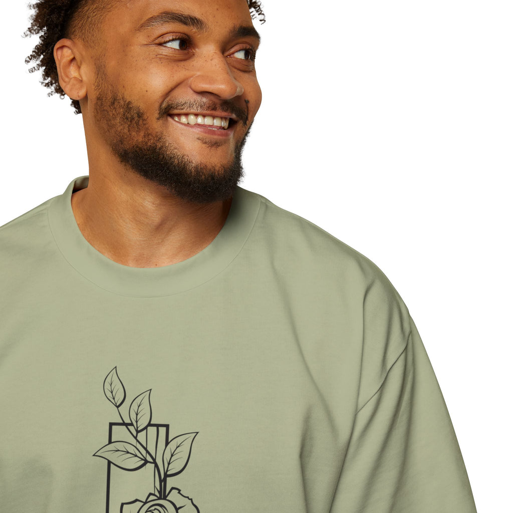 Cross and Rose| Grunge Christian Tee