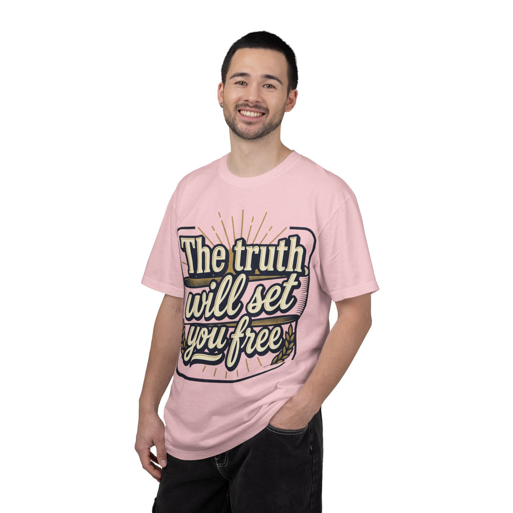 T-Shirt — "The Truth Will Set You Free" Inspirational Graphic Tee