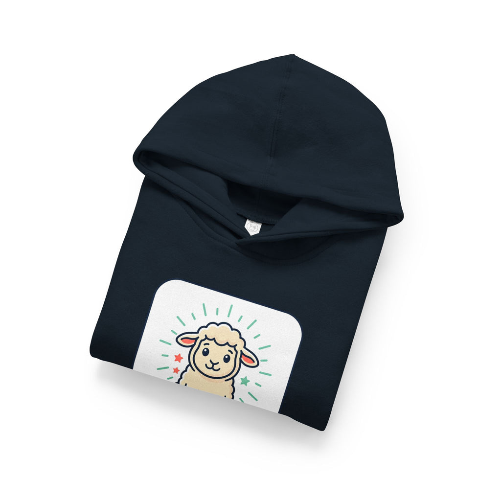 Loved & Blessed Lamb toddler hoodie | Cute lamb illustration pullover