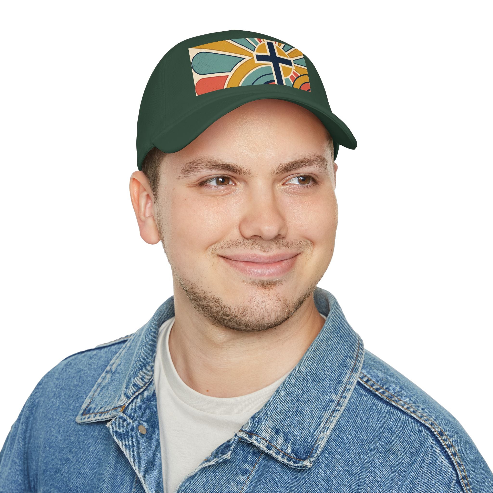 Retro cross Baseball Cap | Christian Faith Hat, Scripture Inspired