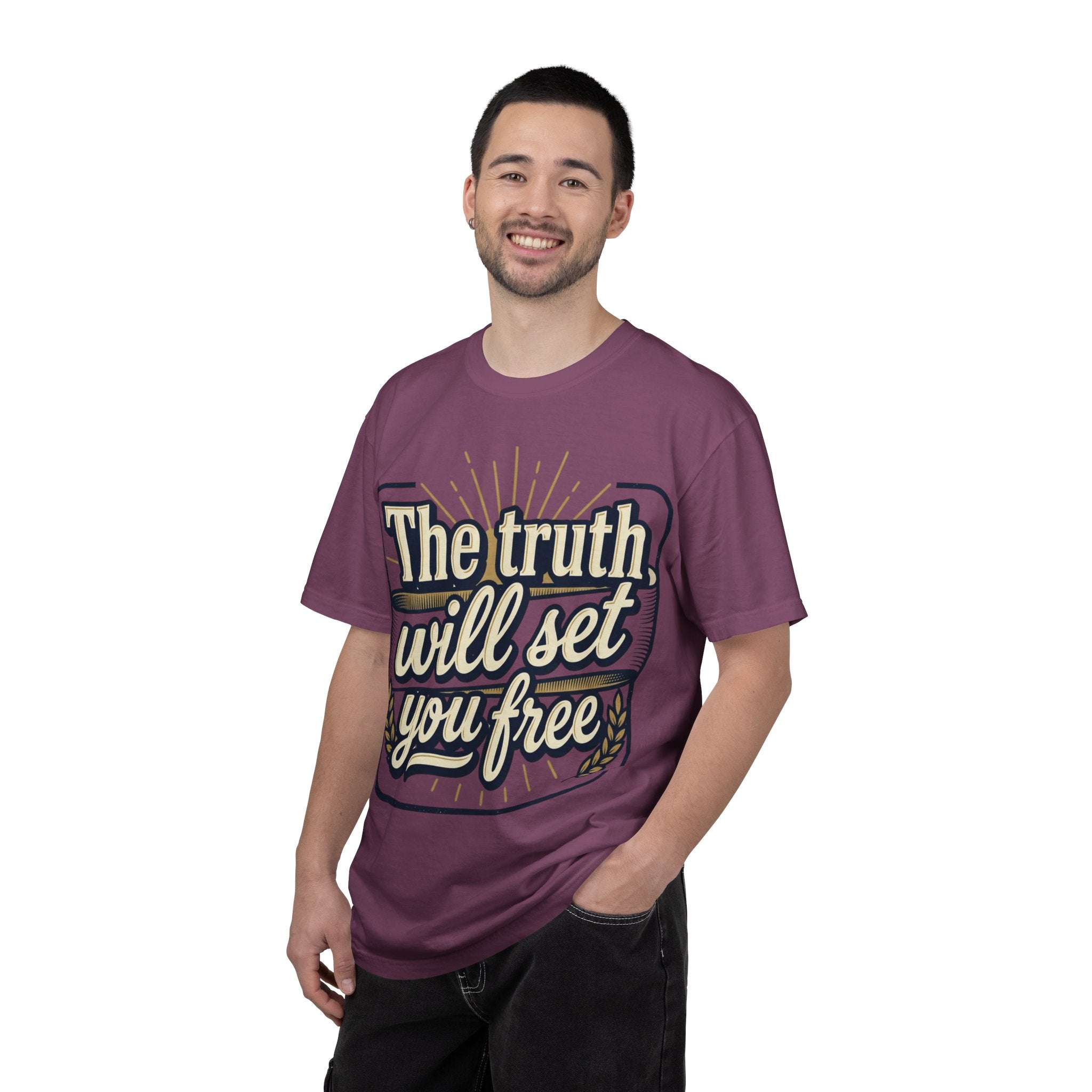 T-Shirt — "The Truth Will Set You Free" Inspirational Graphic Tee