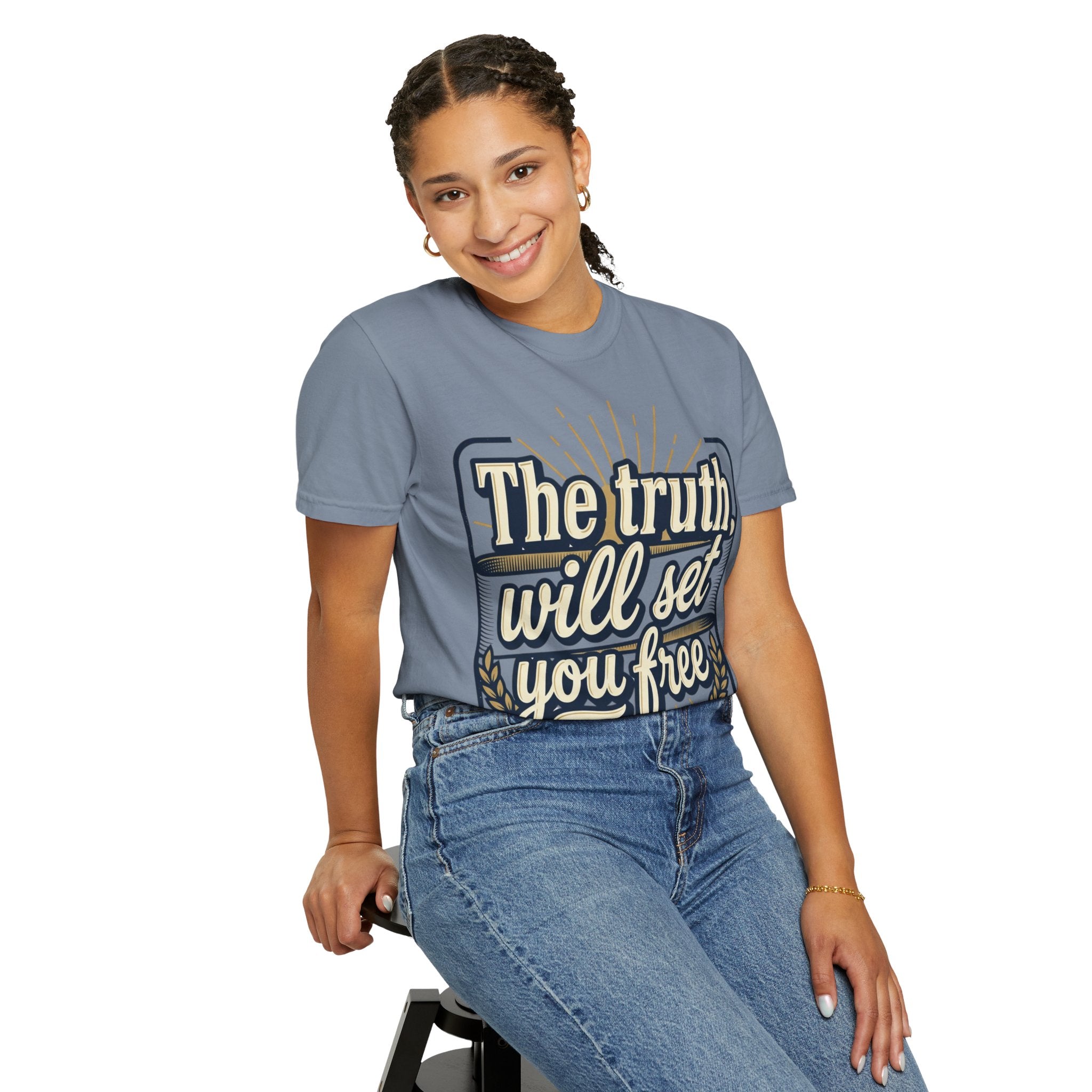 T-Shirt — "The Truth Will Set You Free" Inspirational Graphic Tee