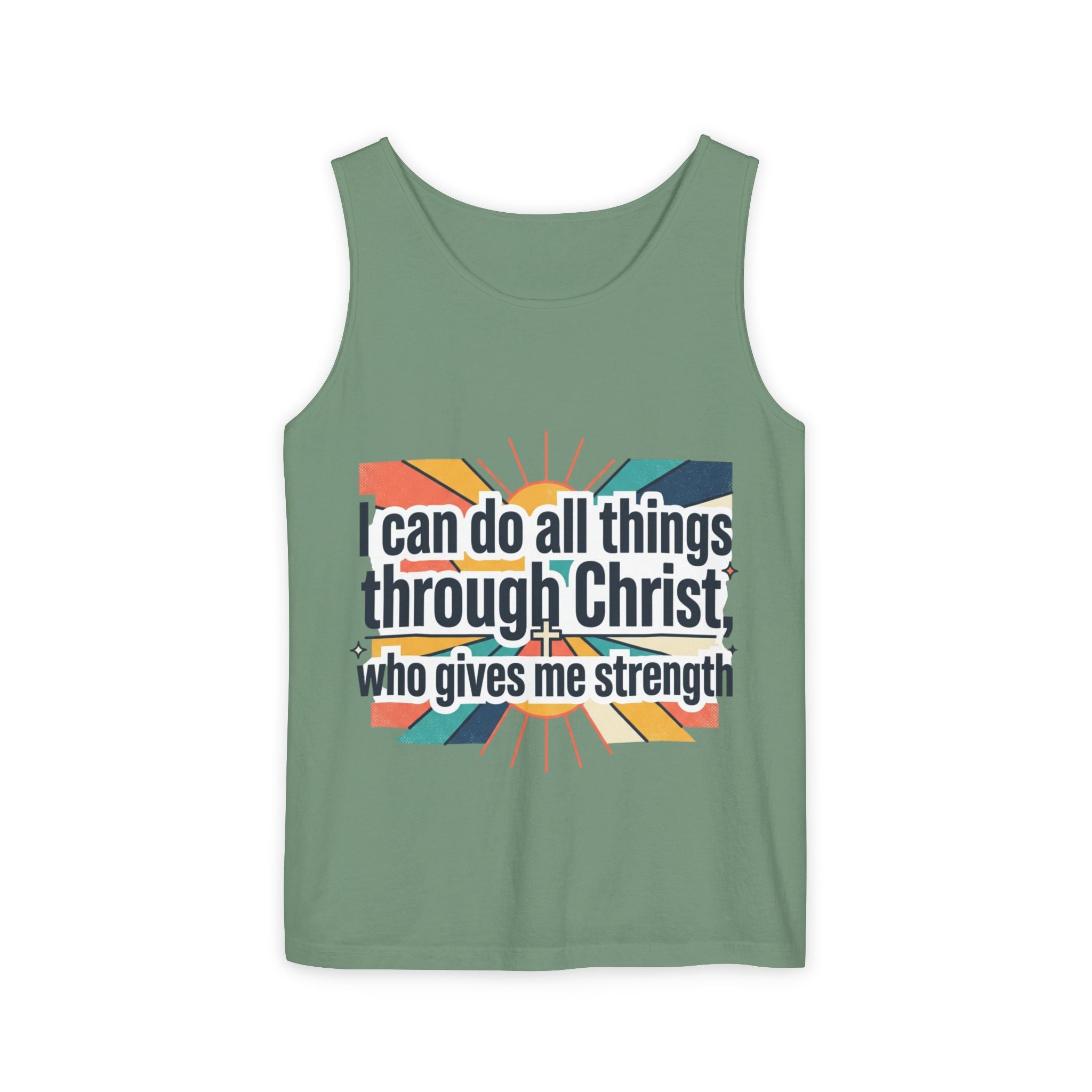 I can do all things tank top | Christian faith apparel