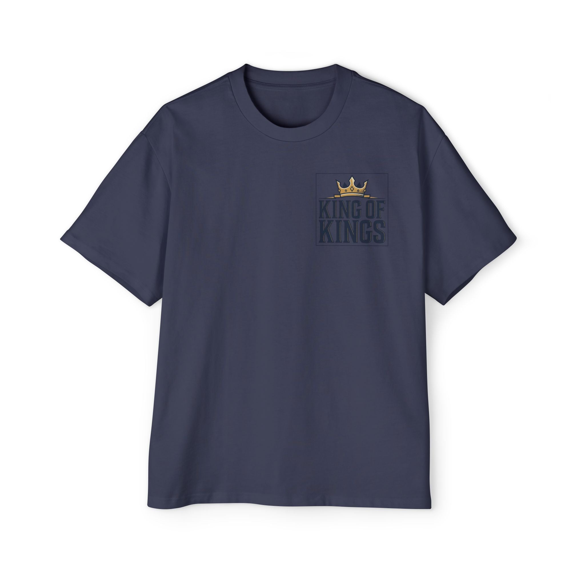 King of Kings Tee — Men's Oversized Graphic T-Shirt with Crown Design