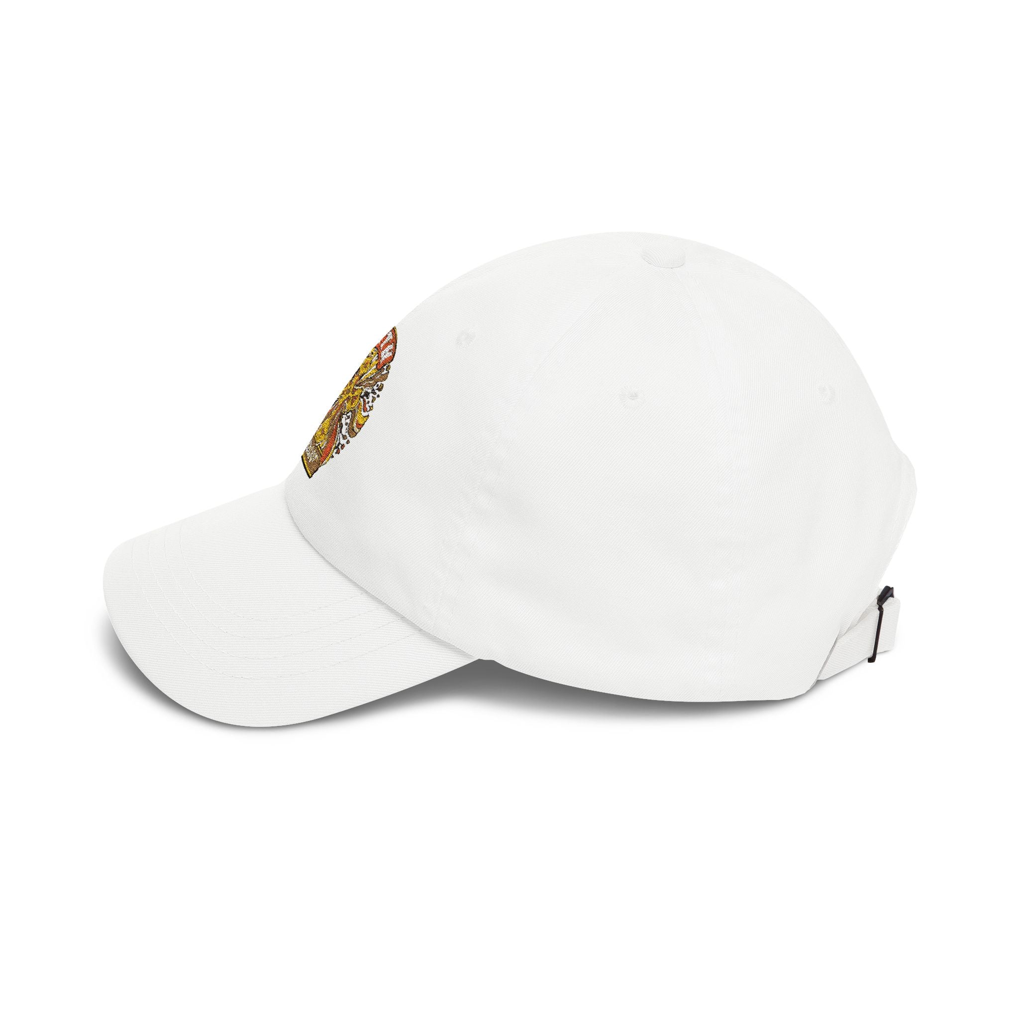 Faith Groovy Dad Cap — Christian Embroidered Baseball Hat