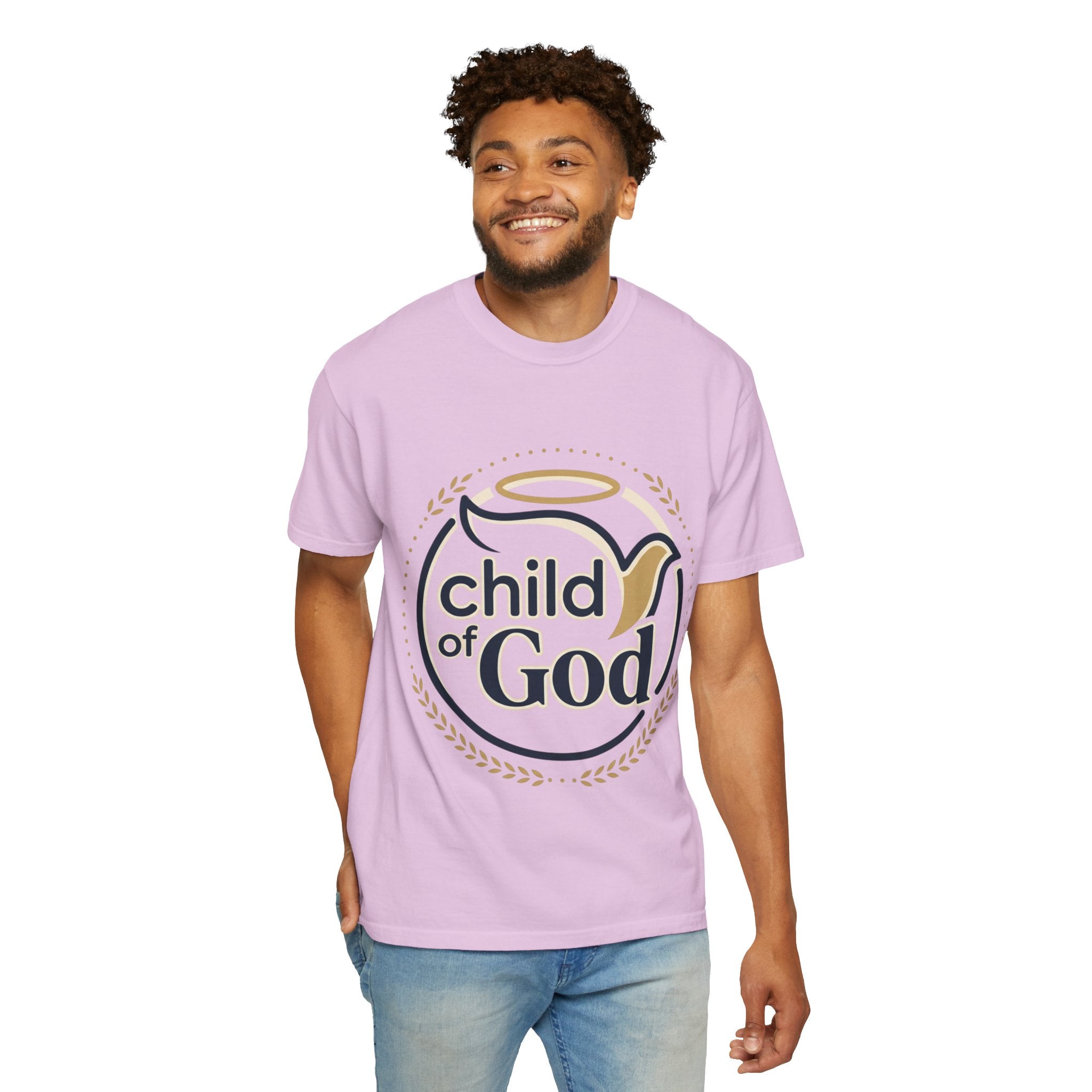 Child of God T‑Shirt — Faith Christian Tee with Dove & Halo