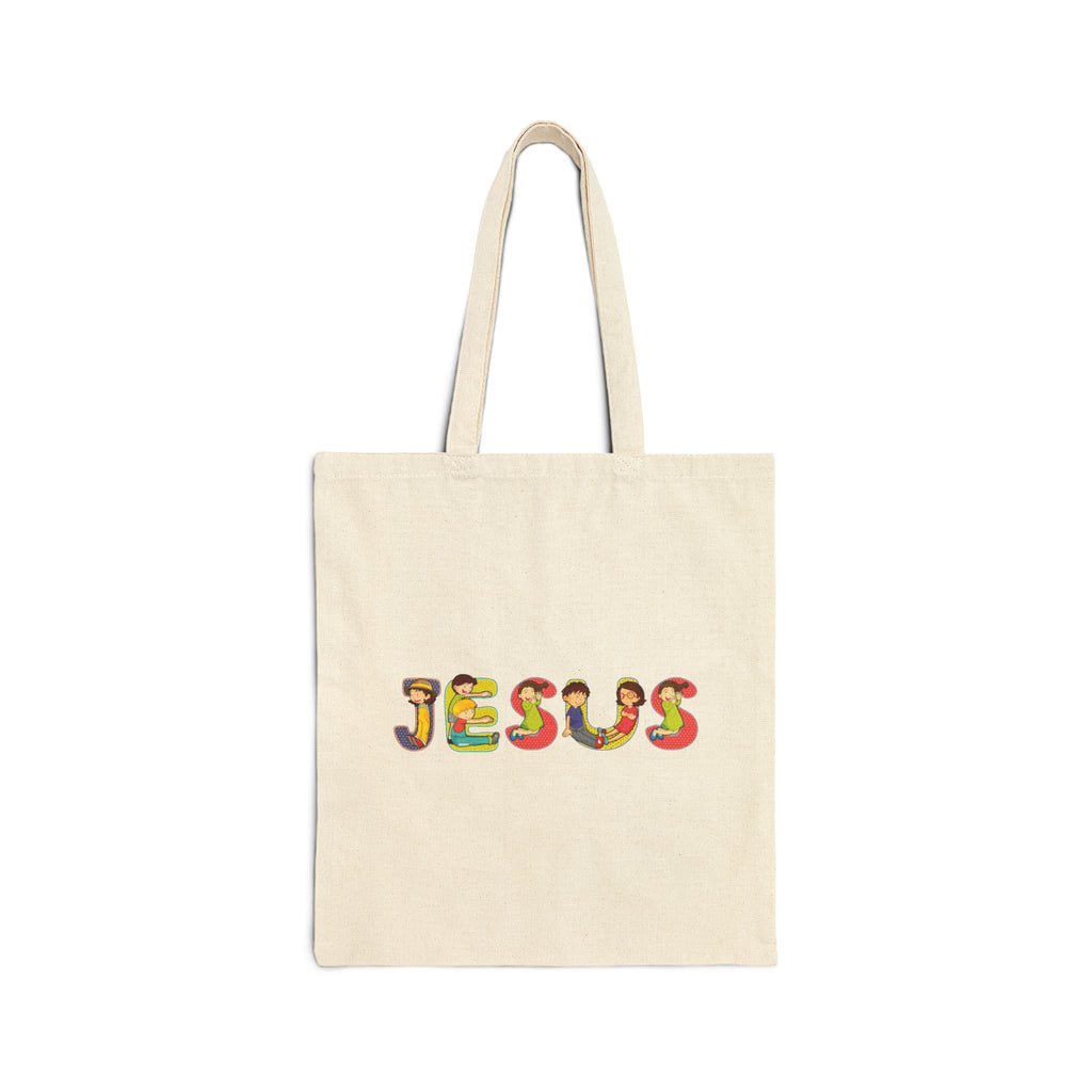 Jesus Tote | Christian encouragement, pastel retro groovy