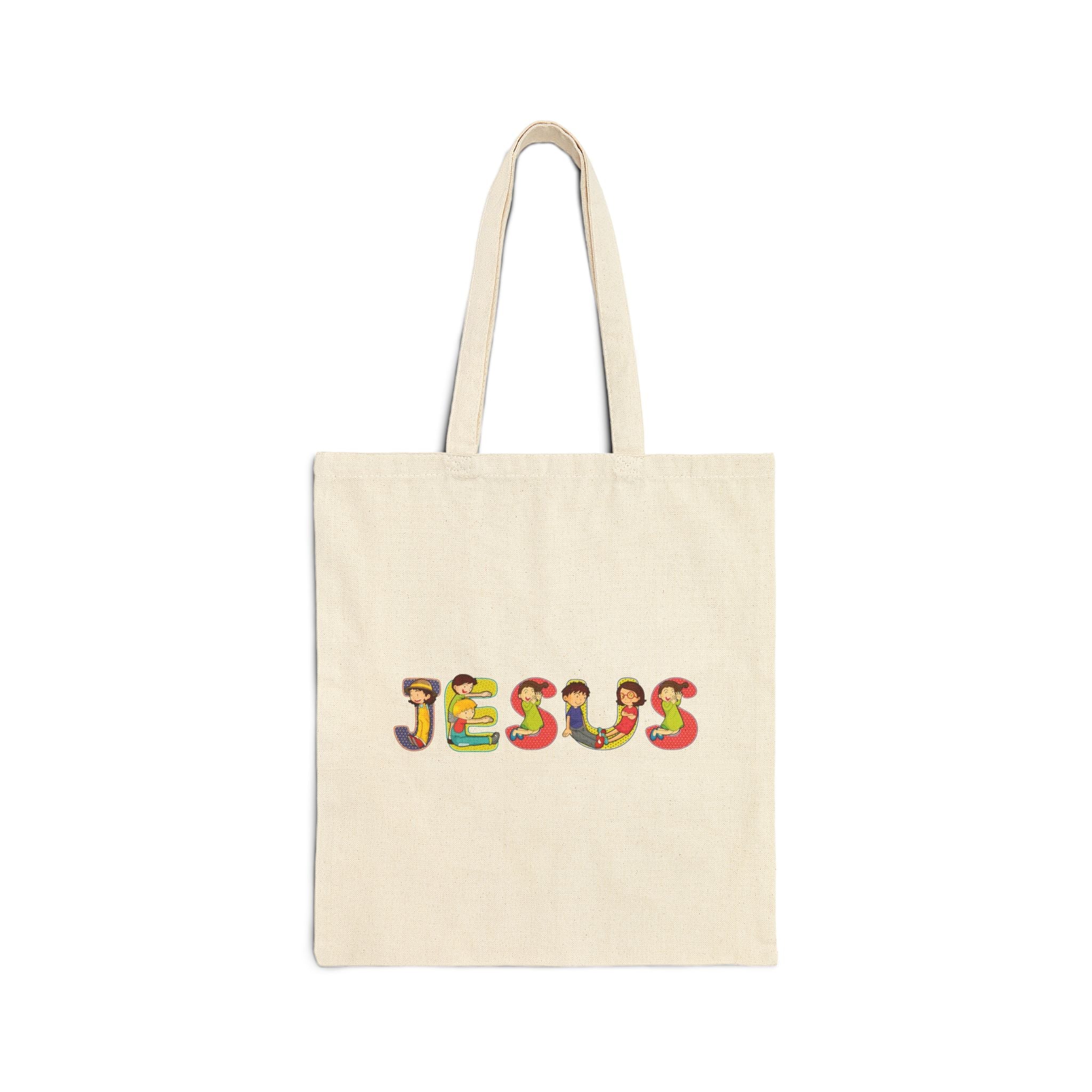 Jesus Tote | Christian encouragement, pastel retro groovy