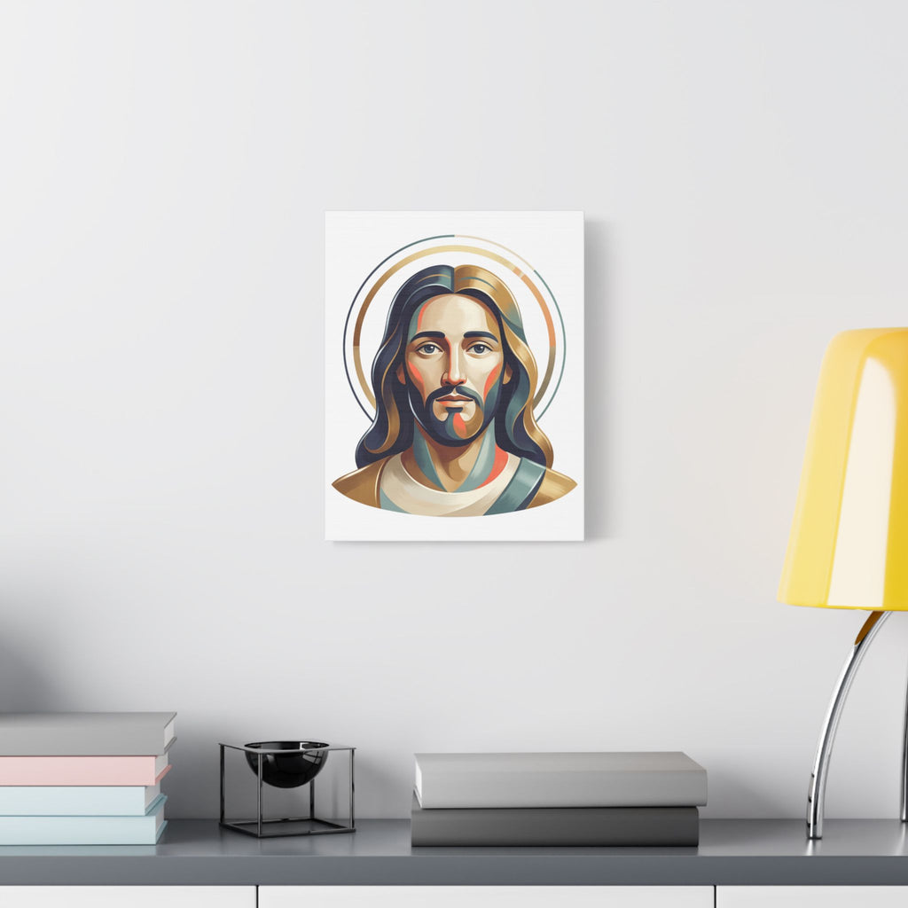 Jesus Portrait Satin Canvas