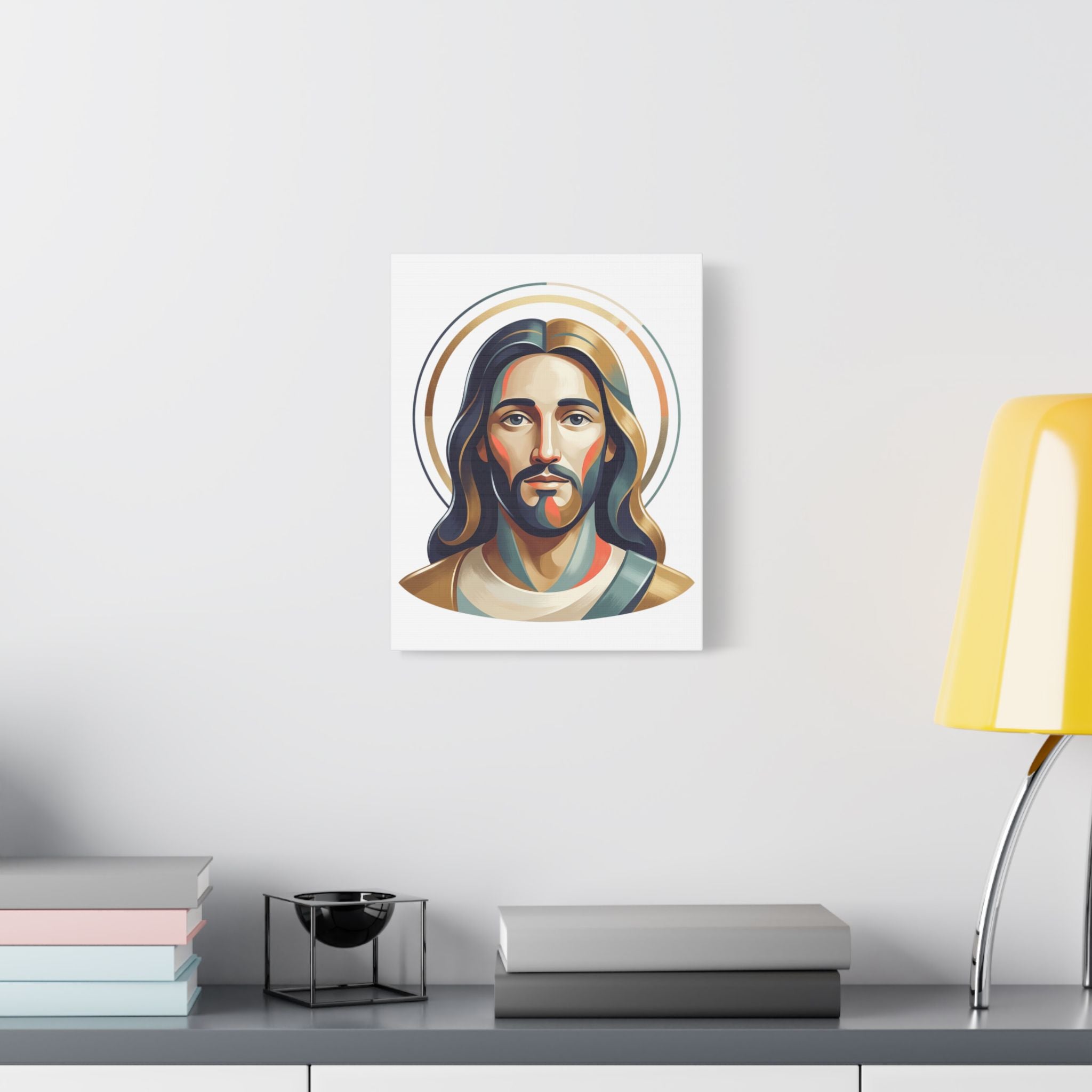 Jesus Portrait Satin Canvas