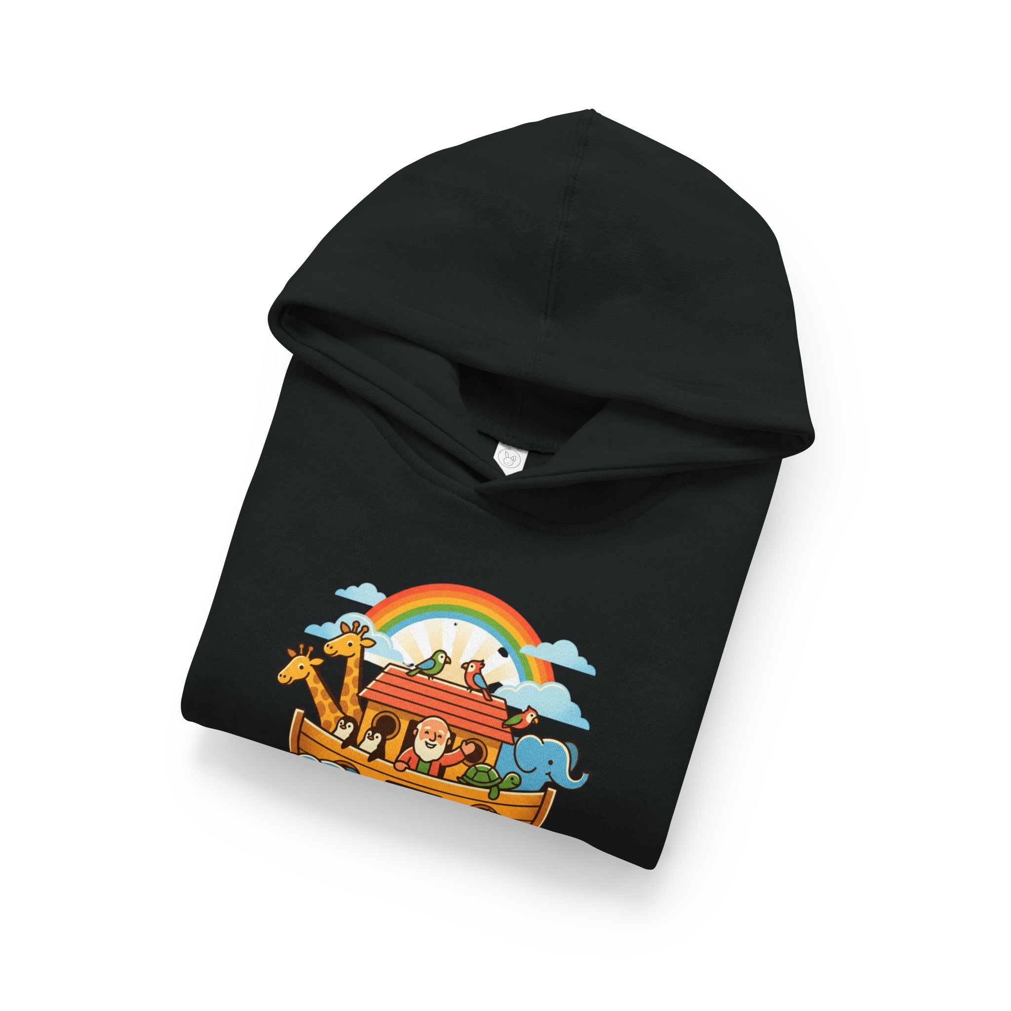 All aboard ark toddler hoodie | cute illustration pullover
