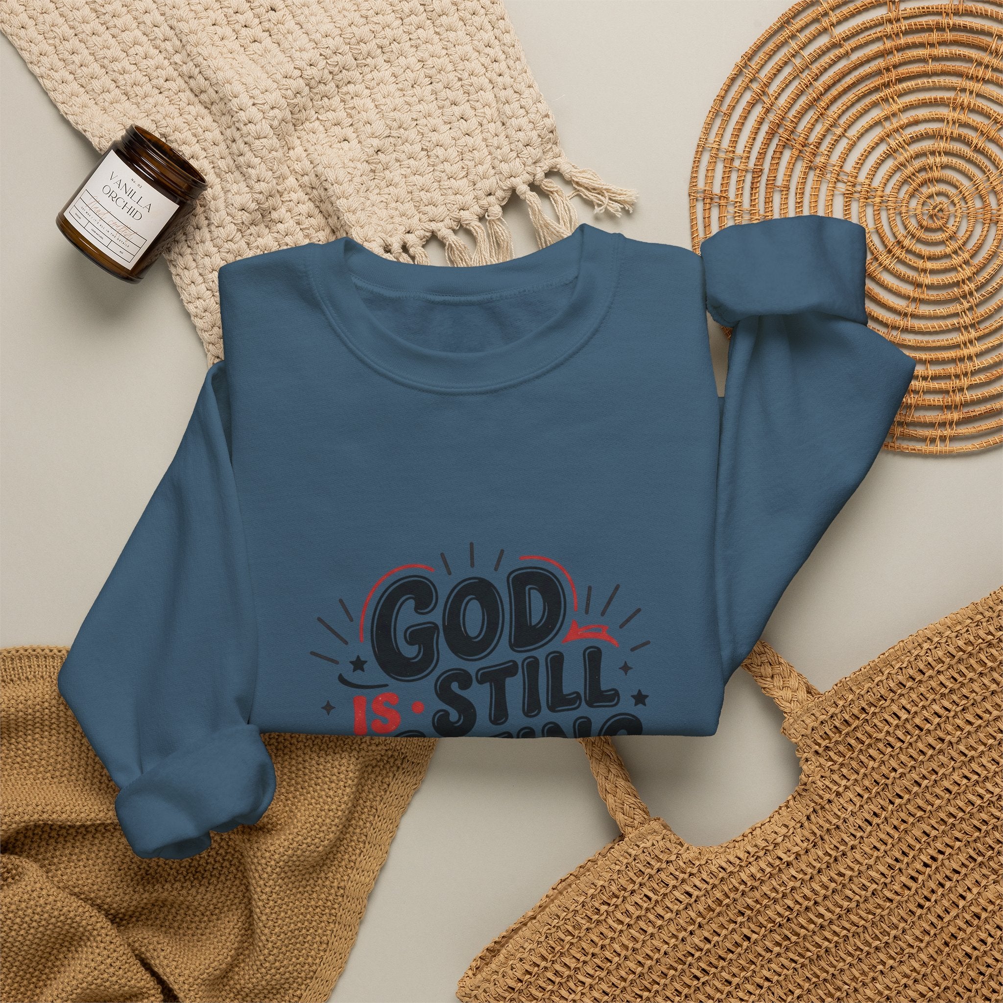 God Is Still Writing My Story Sweatshirt | Christian encouragement, groovy scripture