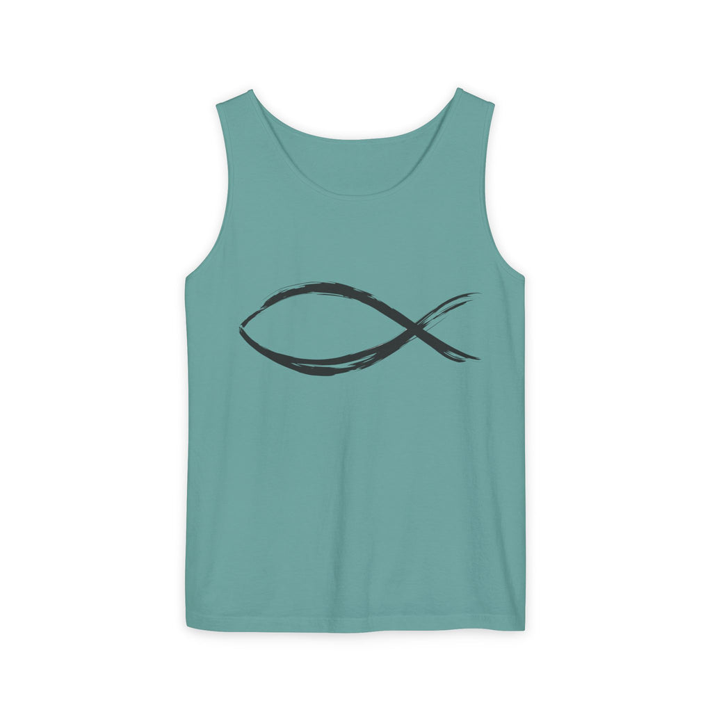 Fish Symbal tank top | Christian faith apparel