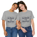 In Christ I Am Made New Tee | Christian encouragement, pastel retro
