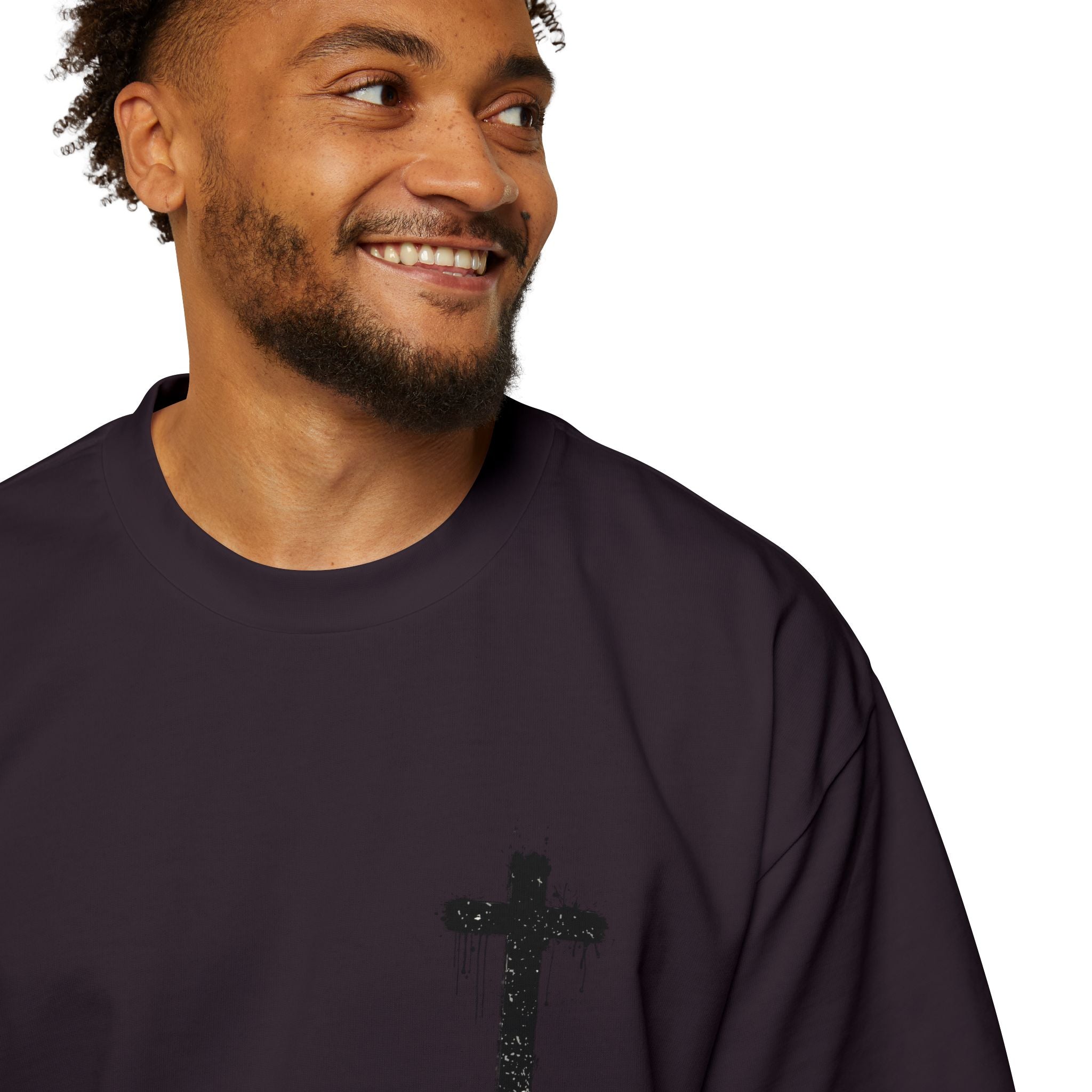 Dripping Paint Cross T-Shirt | Grunge Christian Tee
