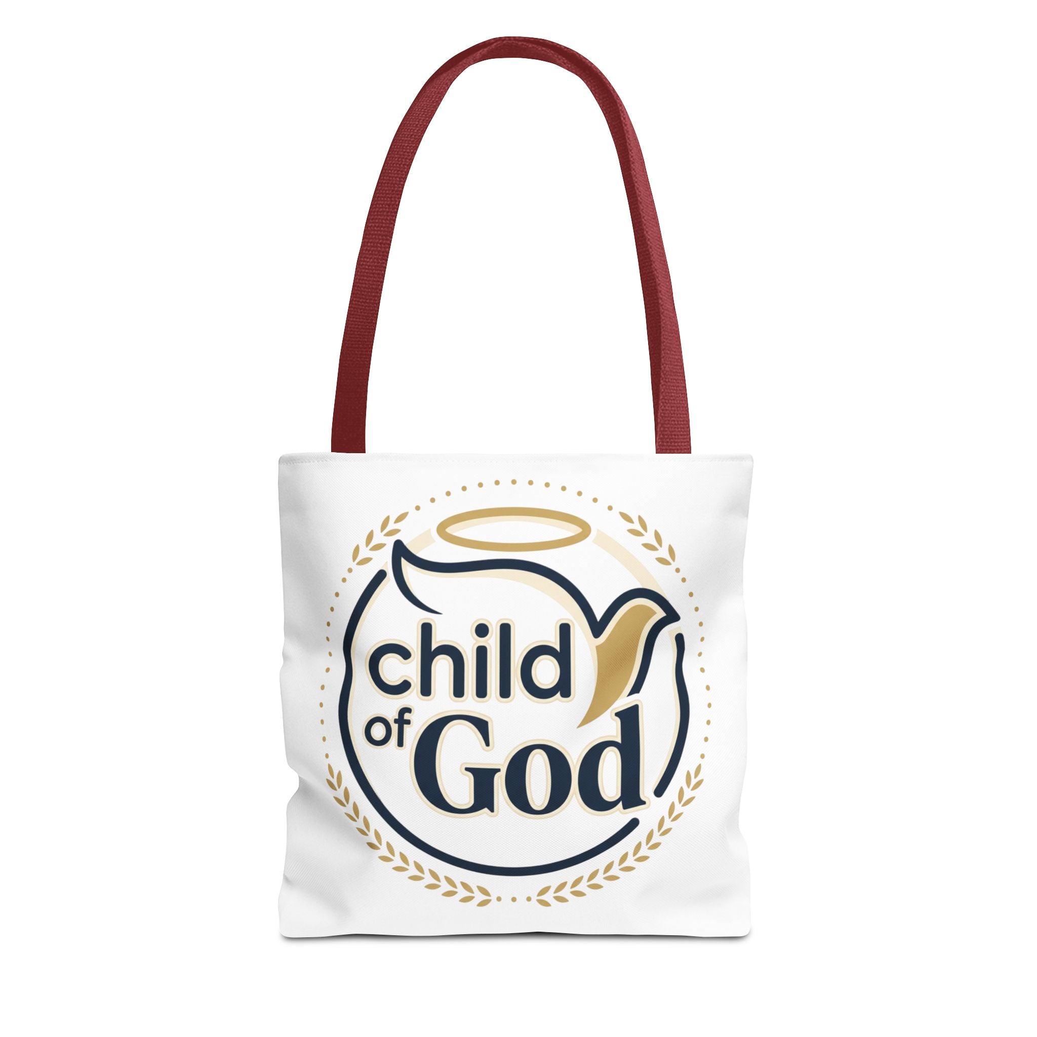 Child of God Tote Bag — All-Over Print Christian Canvas Tote
