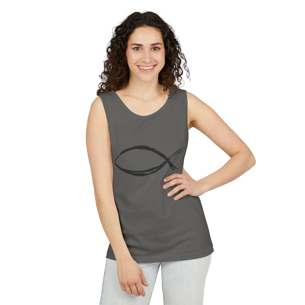 Fish Symbal tank top | Christian faith apparel