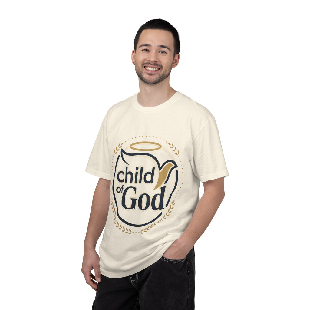 Child of God T‑Shirt — Faith Christian Tee with Dove & Halo