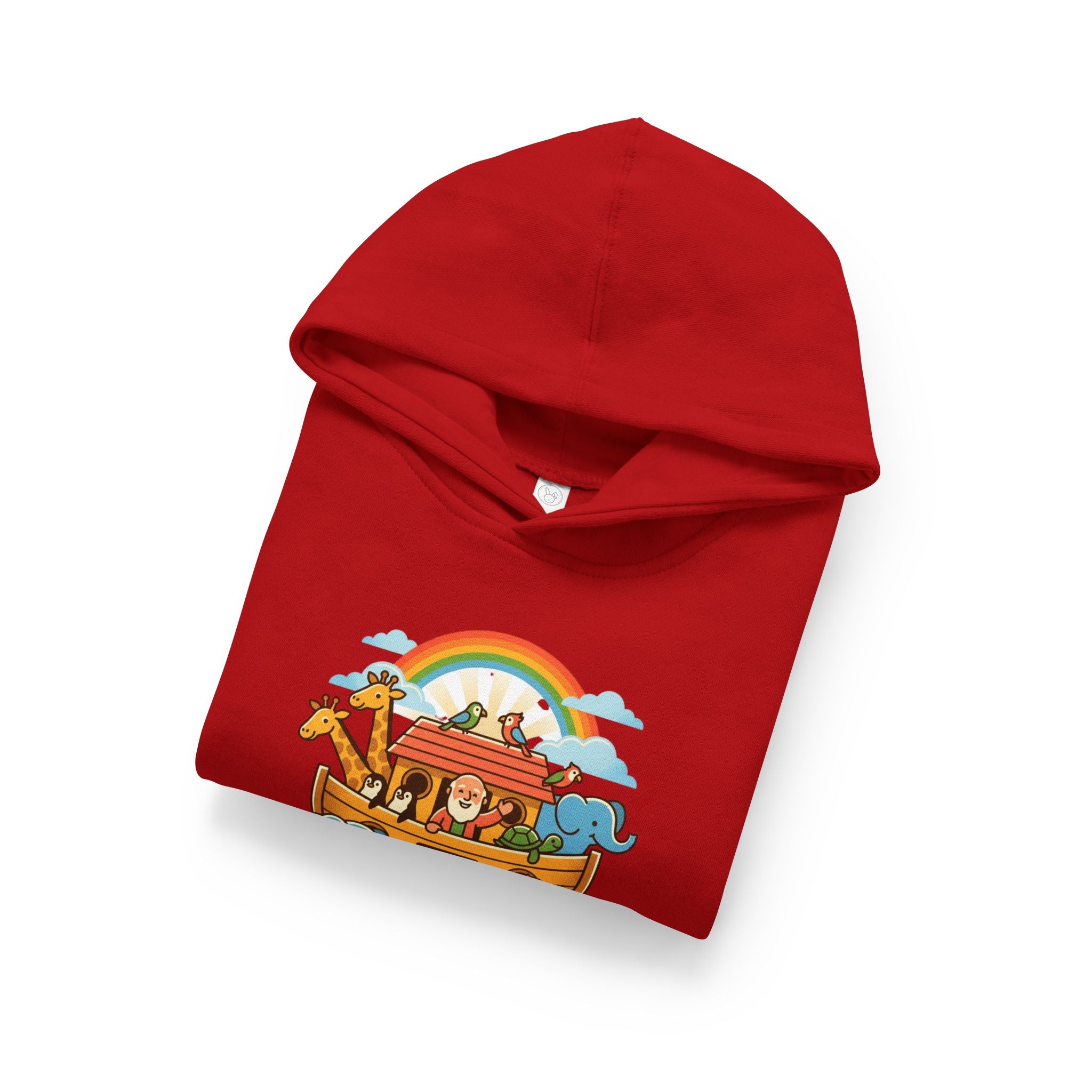 All aboard ark toddler hoodie | cute illustration pullover
