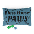 Bless these Paws Pet Bed — "Faithful friend, bless these Paws bed" Paw-Print Dog Bed