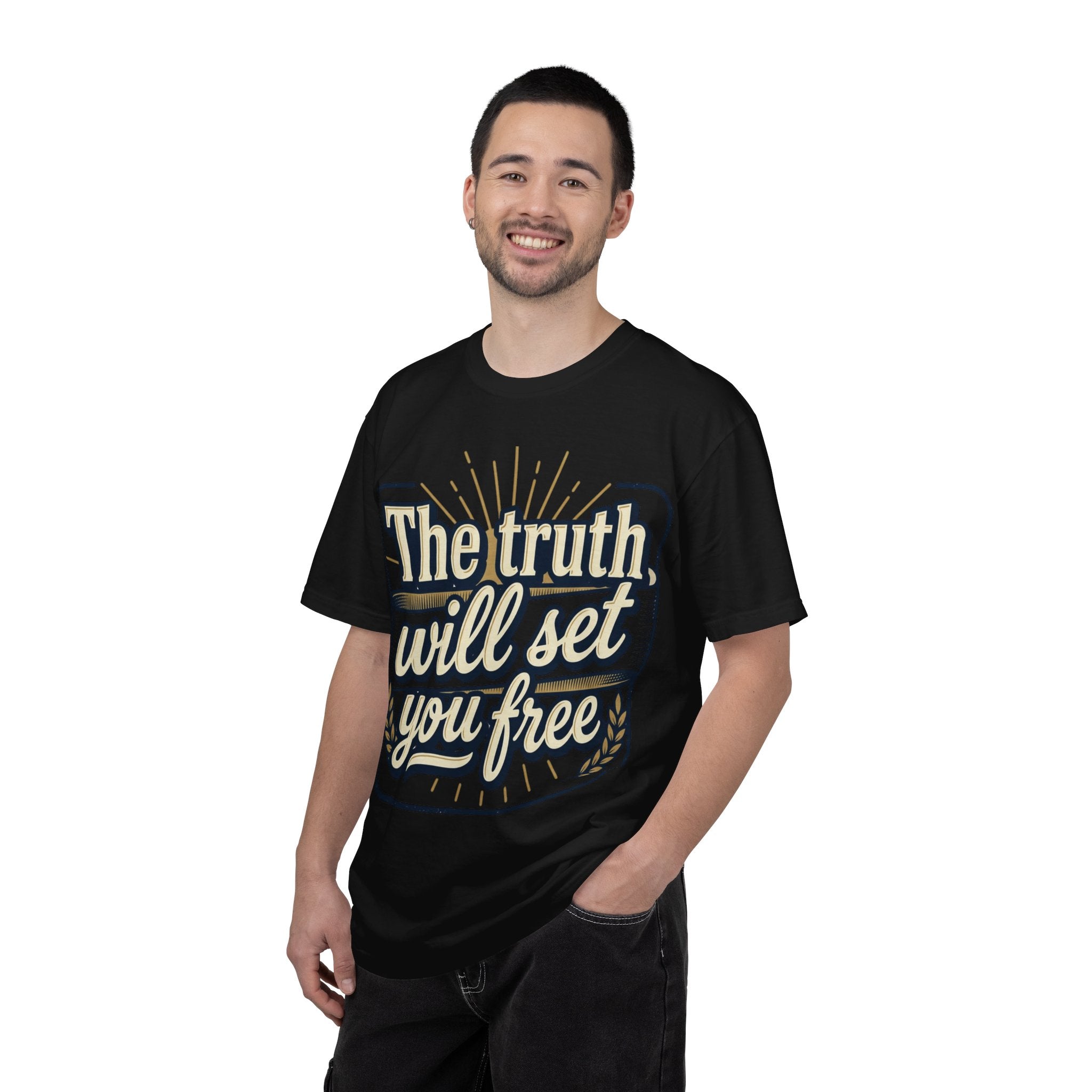 T-Shirt — "The Truth Will Set You Free" Inspirational Graphic Tee