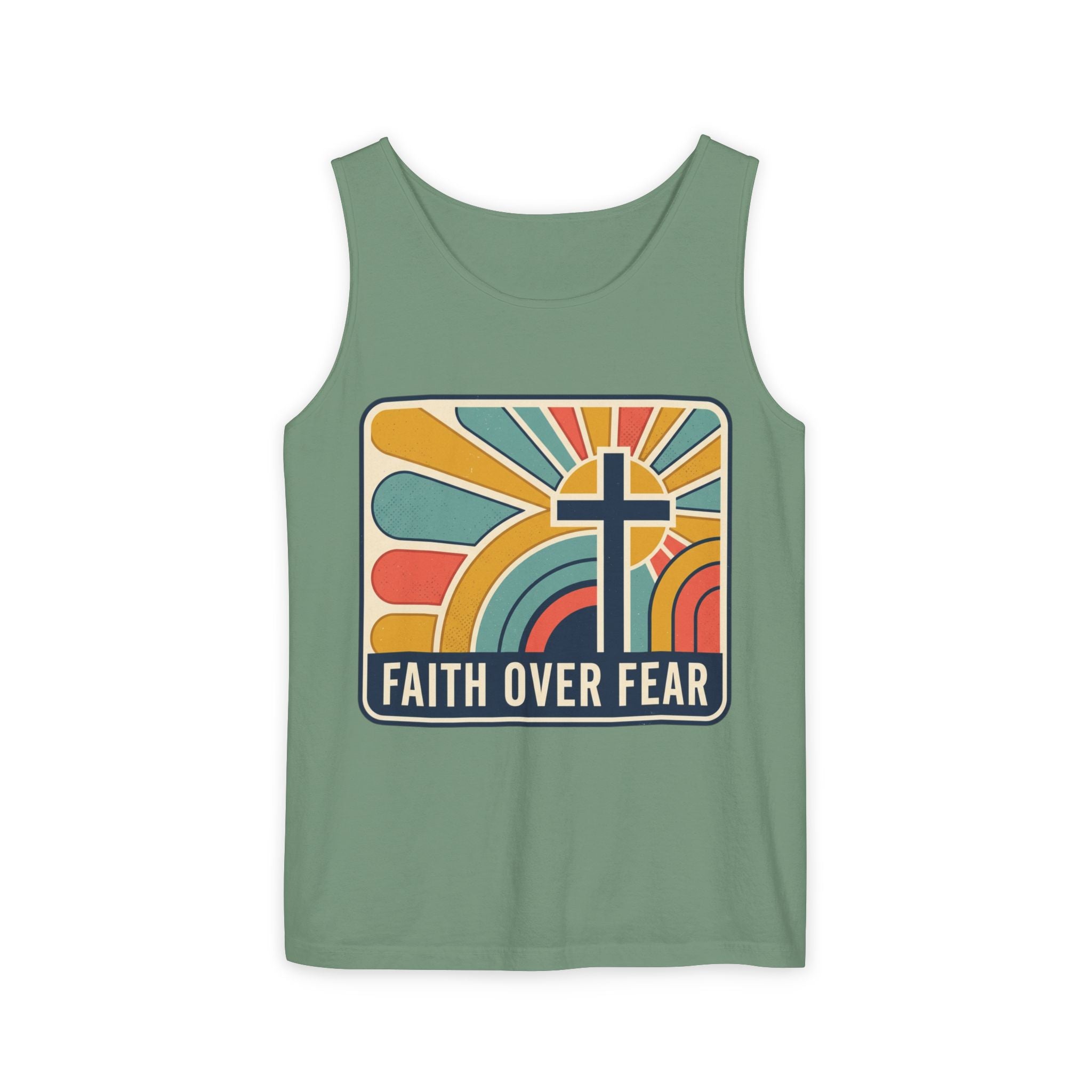 Faith over Fear tank top | Christian faith apparel