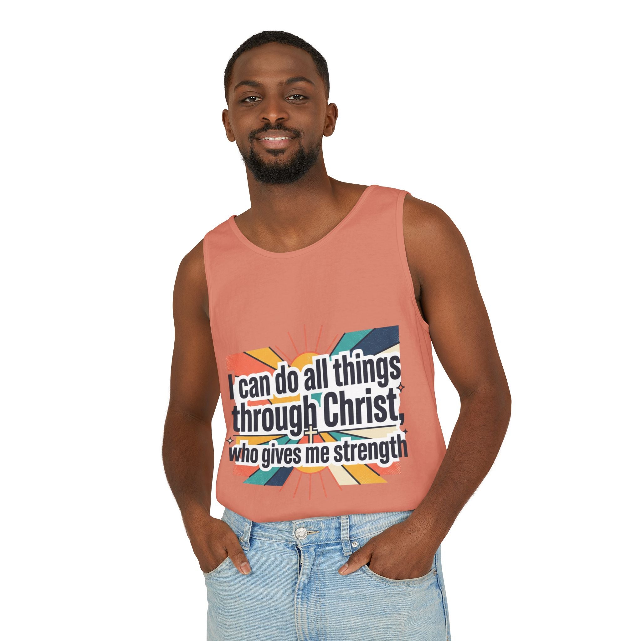 I can do all things tank top | Christian faith apparel