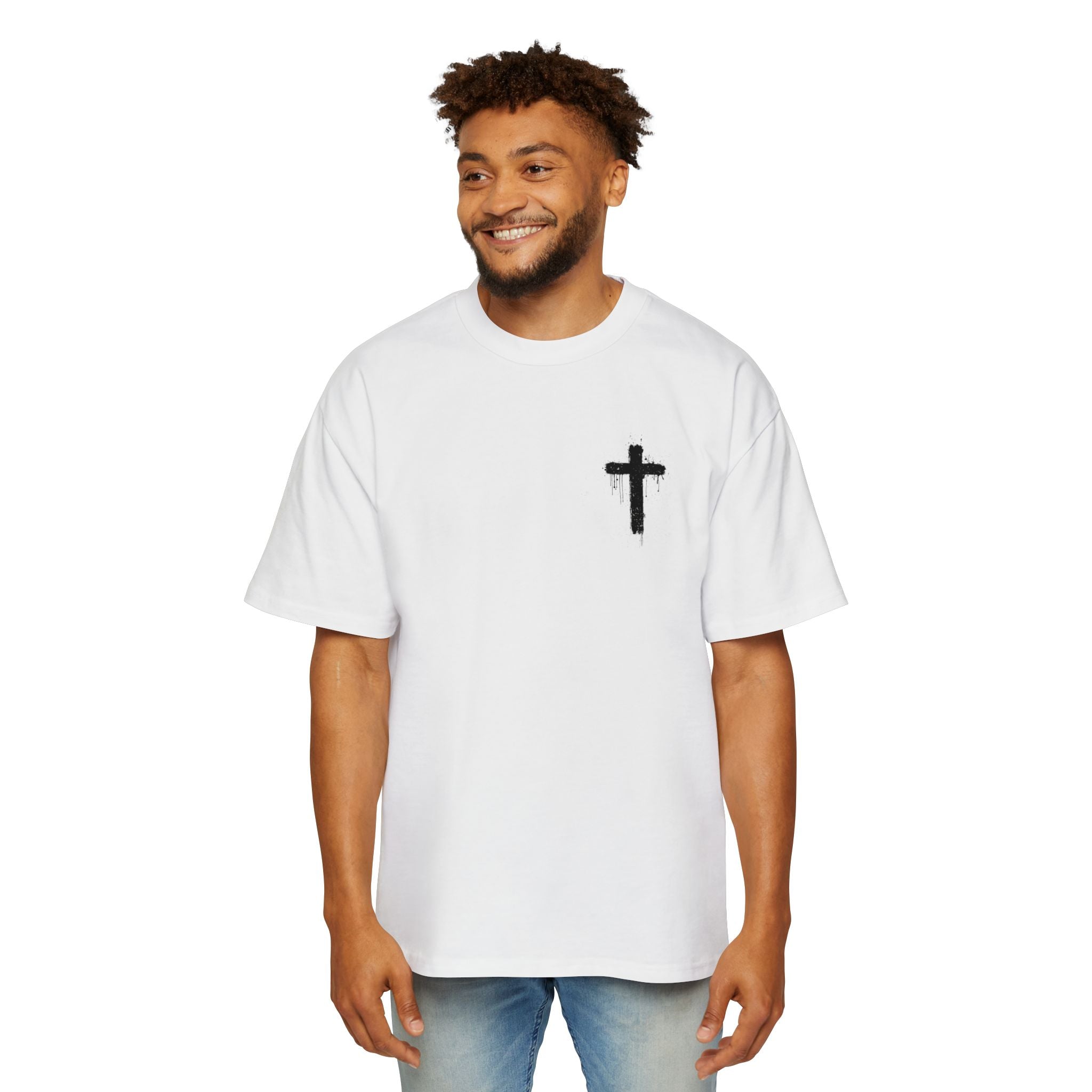 Dripping Paint Cross T-Shirt | Grunge Christian Tee