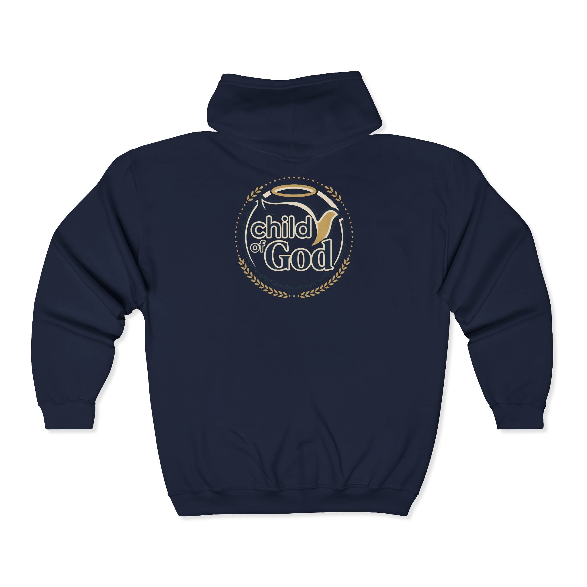 Child of God Hoodie — Religious Faith Unisex Zip-Up Sweatshirt
