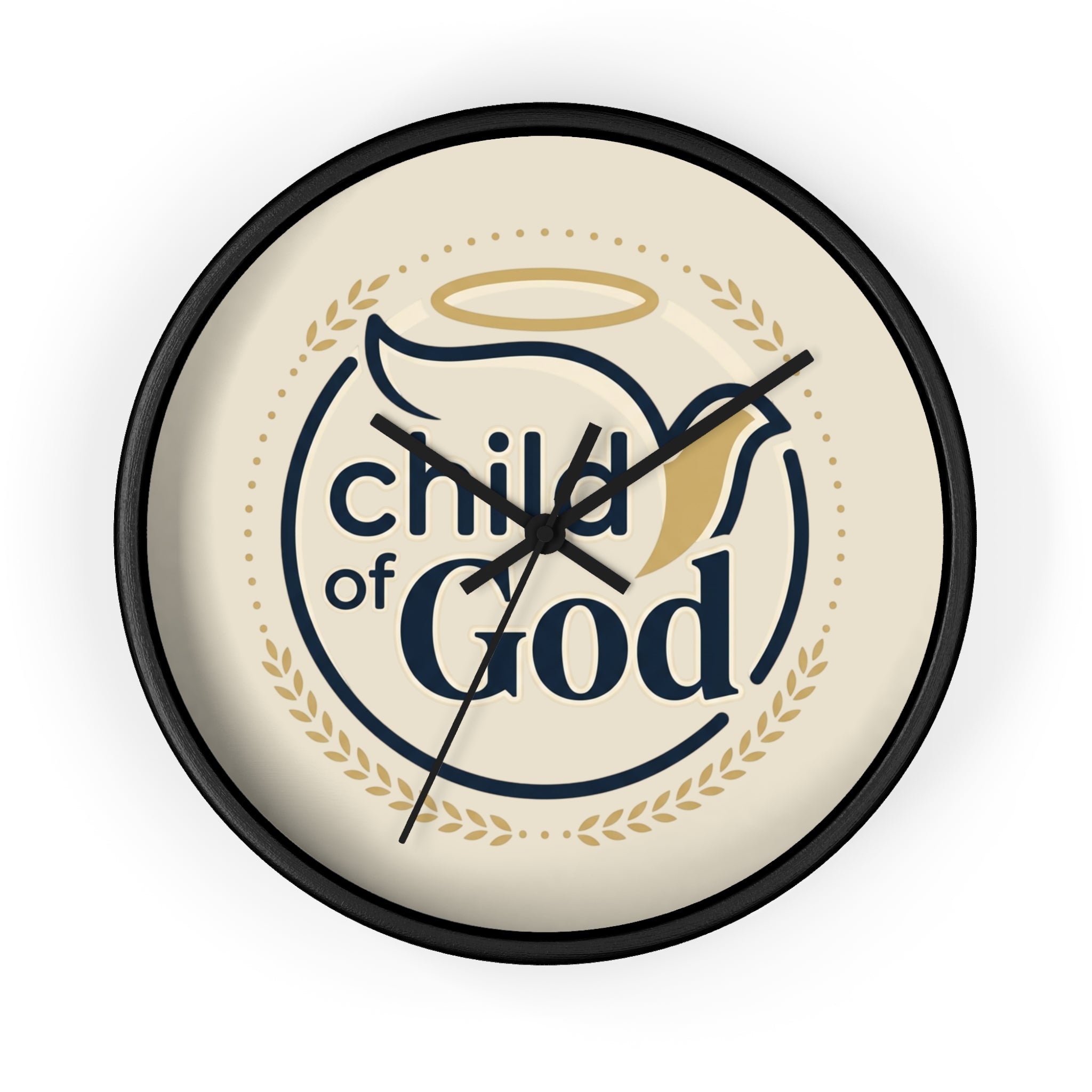 Child of God Wall Clock | Christian Decor, Dove and Halo Design