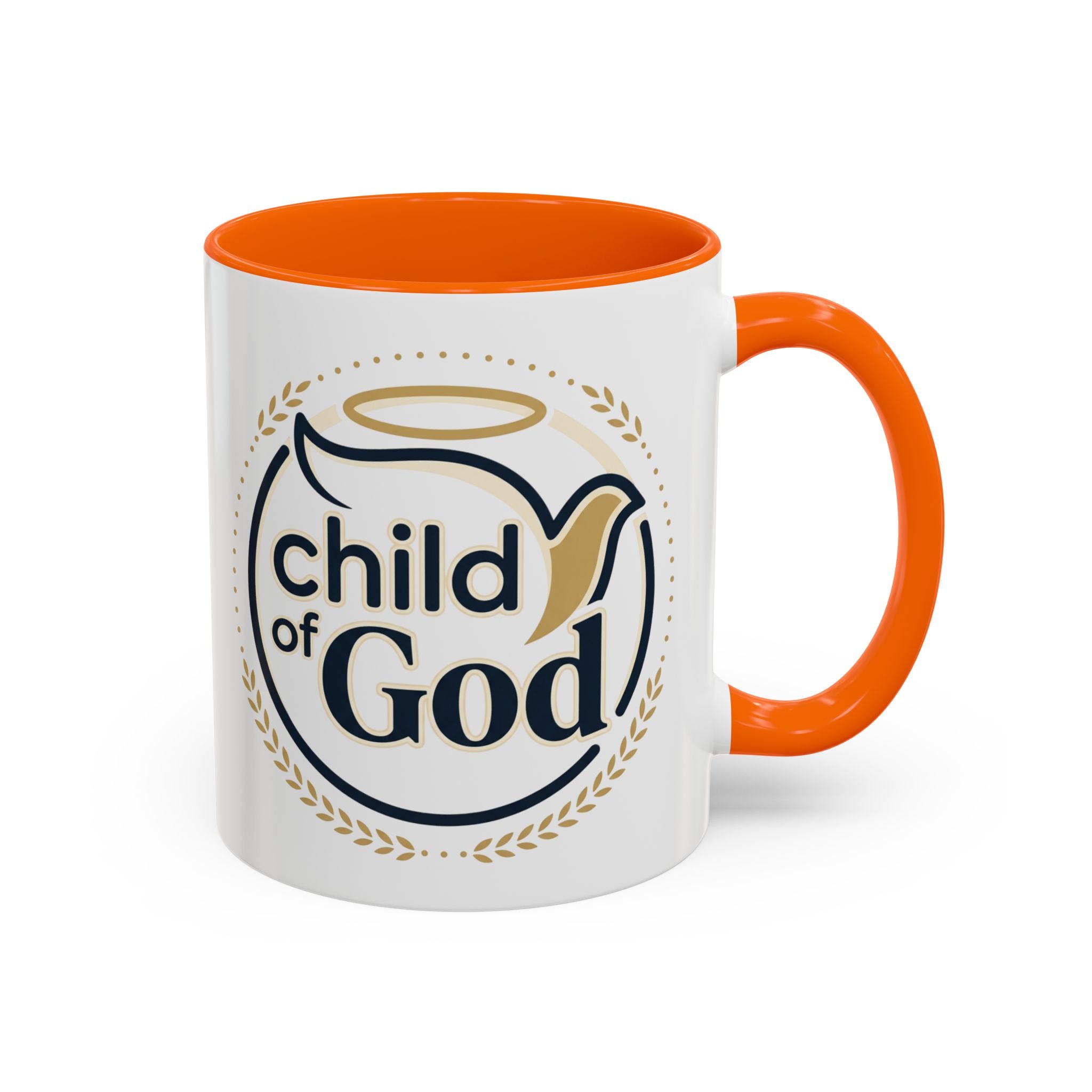 Child of God Accent Coffee Mug — 11/15 oz Christian Faith Ceramic Mug