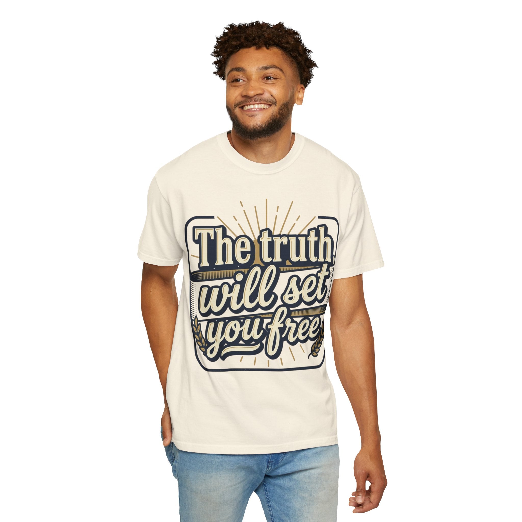 T-Shirt — "The Truth Will Set You Free" Inspirational Graphic Tee